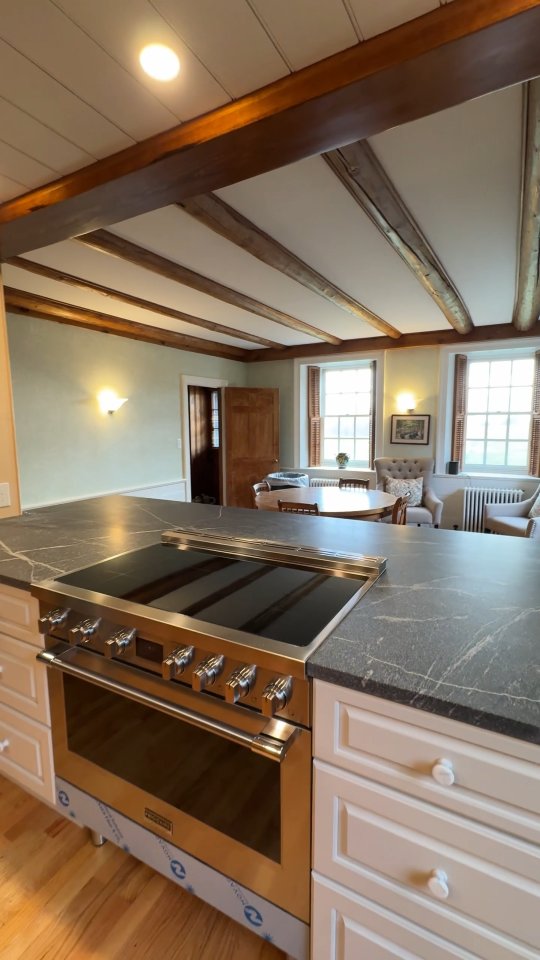 This kitchen refresh brings new life to a beautiful old stone home. The layout remains similar, but the modern touches and updated appliances make the space far more functional than it has ever been.
This remodel keeps the character of the home intact while giving the kitchen the performance and durability it needs for the next generation of use. It's a thoughtful update that strengthens the home’s history instead of replacing it.
You don't always need a complete teardown, so reach out to learn how we can improve your kitchen without replacing its character.
#sawteethcarpentry #kitchenremodel #historicrestoration