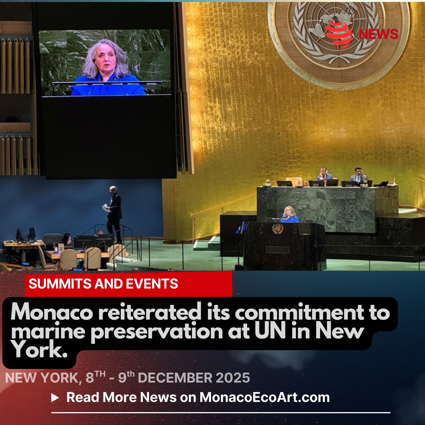 ✒🇲🇨 MONACŒCOART®
☀️🌀SUMMITS AND EVENTS
🇬🇧🇺🇸 Monaco reiterated its commitment to marine preservation at UN in New York.
🇫🇷 Monaco a réitéré son engagement envers la préservation marine à l’ONU à New York.
🇮🇹 Monaco ha ribadito il suo impegno per la salvaguardia dell'ambiente marino presso le Nazioni Unite a New York.
🇪🇸 Monaco a réitéré son engagement envers la préservation marine à l’ONU à New York.
Read the full text of the article at: www.monacoecoart.com
#UnitedNations #newyorkcity #biodiversity #sustainability #innovation #future #science #development #monaco #montecarlo #research #health #planet #economics #evolution #ecosystems #earth 📸 © @gvt_monaco - Contents and Layout: © MonacoEcoArt.com