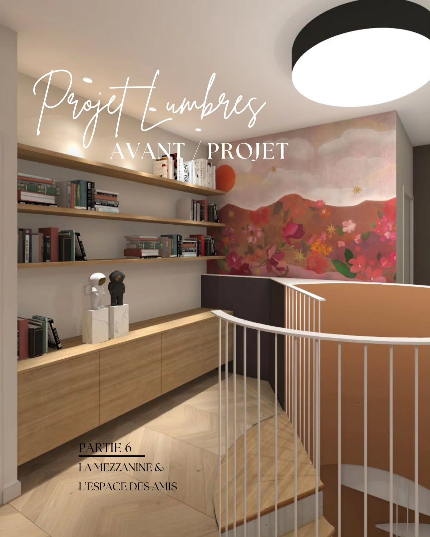 Rénovation complète
Projet Lumbres Partie 6 / La mezzanine & L'espace des amis
Dernier post à la découverte de ce projet en 3D vs vues de l'existant pour cette rénovation complète en pays de Lumbres.
Juste au dessus de la piscine, en lien avec la bibliothèque du rez-de-chaussée il y a cette mezzanine / bureau et l'espace chambre d'amis avec sa salle de douche. Dans l'esprit du reste de la batisse, ces espaces sont lumineux et soignés.
Chaque projet est personnalisé et unique.
N'hésitez pas à nous dire en commentaire qu'elle sera votre pièce préférée.
Merci à nos clients pour leur confiance 💫