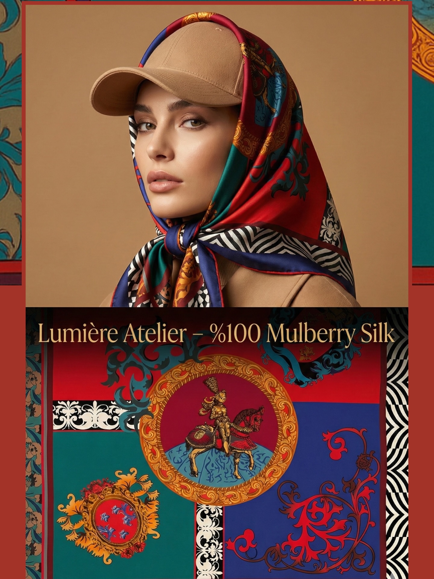 Colette %100 Doğal Mulberry İpek Eşarp #ipekeşarp #mulberrysilk