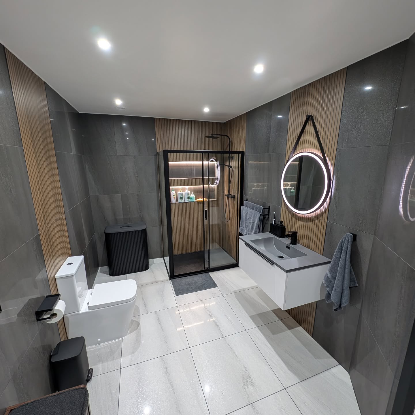 Wow!!! Another delighted customer; their bathroom just finished with 2 of our gorgeous ranges, thank you for sending in the fab photos!