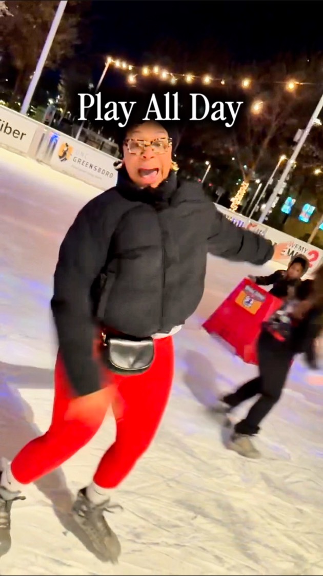 Cold air, Christmas lights, and wobbly legs. 10/10 would recommend.
â¨The joy I felt required absolutely no skill, I just had to give myself permission to lean in.
Whatâs something youâd try again?