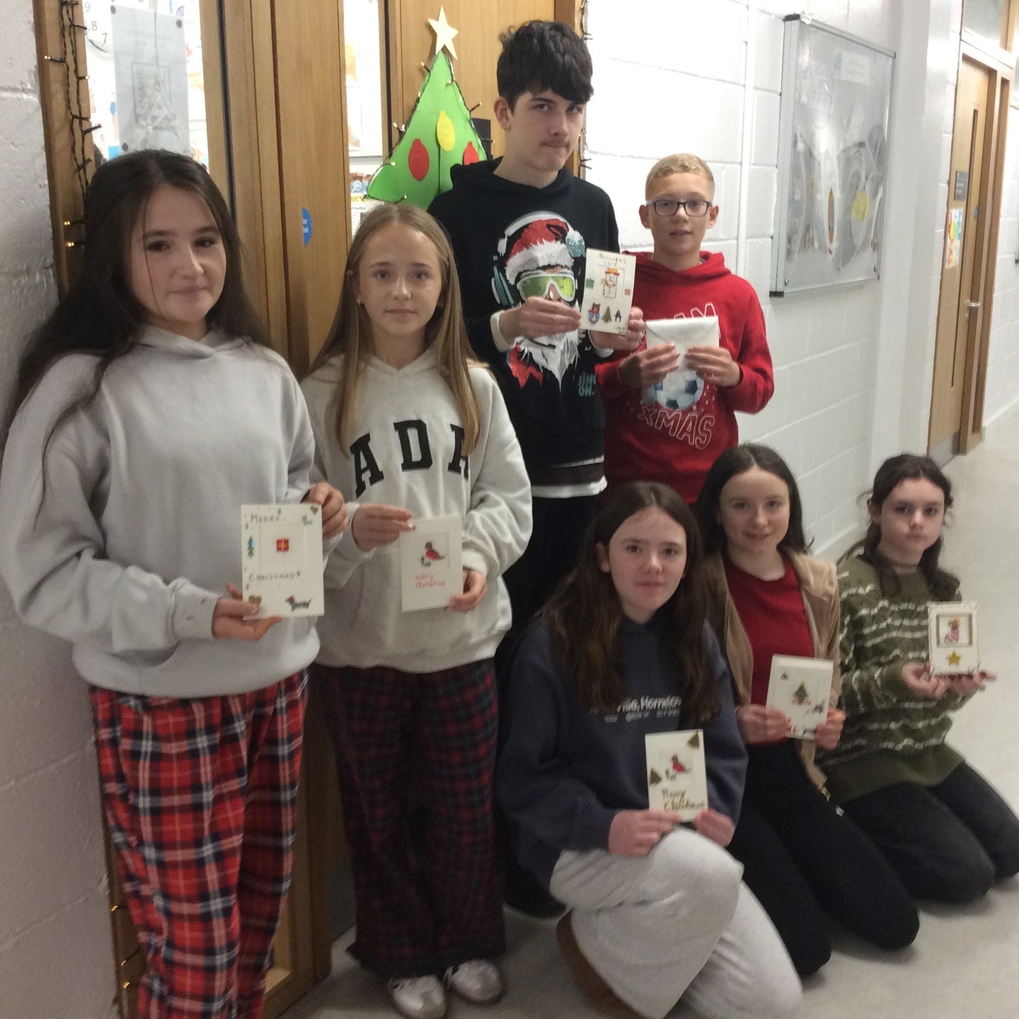 Ms. Carmody's 1st Year Home Ec class have been putting their needlework skills to great use, creating incredible homemade cross stitch Christmas cards 🎄