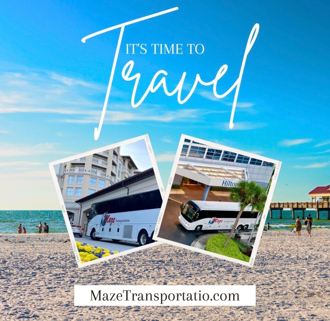 🌴 Travel in Style with Maze Transportation! 🚌
Discover Central Florida like never before with Maze Transportation! 🌟 Whether it’s a corporate event, a wedding, or a day trip to the beach, our premium charter buses have you covered. Sit back, relax, and enjoy the ride while we take care of your transportation needs.
📍 Serving all of Central Florida
#MazeTransportation #CharterBus #EventTransportation #CentralFlorida #TravelInStyle #BeachTrip