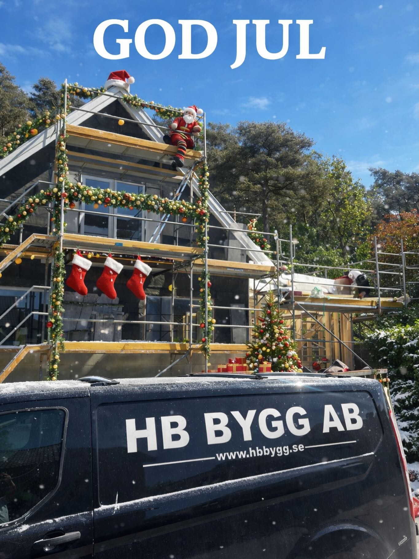 GOD JUL och gott nytt år önskar vi från @hb_bygg_ab 🎄🎅🏻🚀🎇