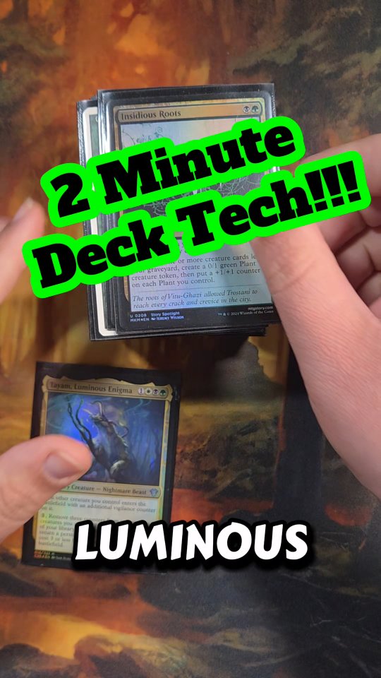 Quick 2min #decktech on Tayam Luminous Enigma and Insidious Roots.
#edh #MagicTheGathering #preconplayground