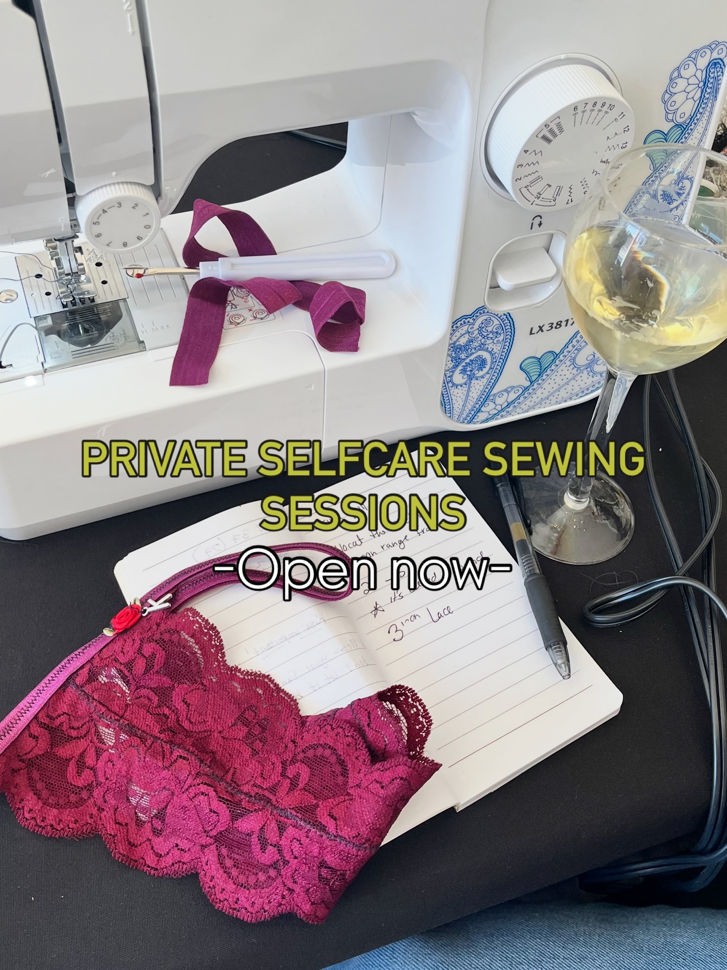 Slow down. Touch fabric. Create something intimate.
-
Private 1:1 sewing sessions are NOW open! Soft, guided, and just for you.
-
Limited spots this week. DM to claim yours.
-
#sewingclasses #selfcare #sipandsketch #lingerielashes
