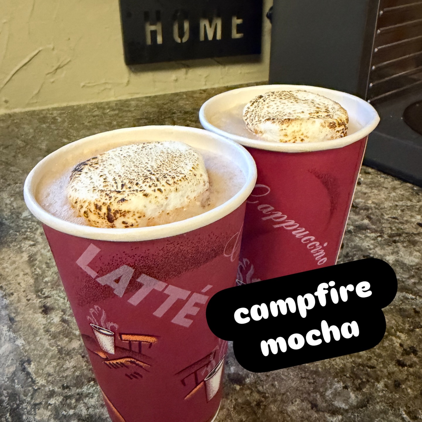 Warm up with a campfire mocha!#Wednesday #school #traffic #mn #wakeup #coffee #winter #break