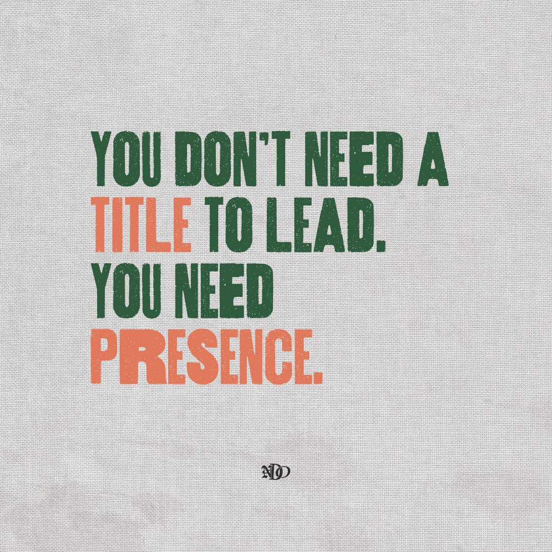 Who said you need a title to be a leader? Real leadership is all about being present. It's about listening, helping out, and being there when it really counts. That’s what shapes true leaders. Join us! You can volunteer or just sign up for our newsletter.