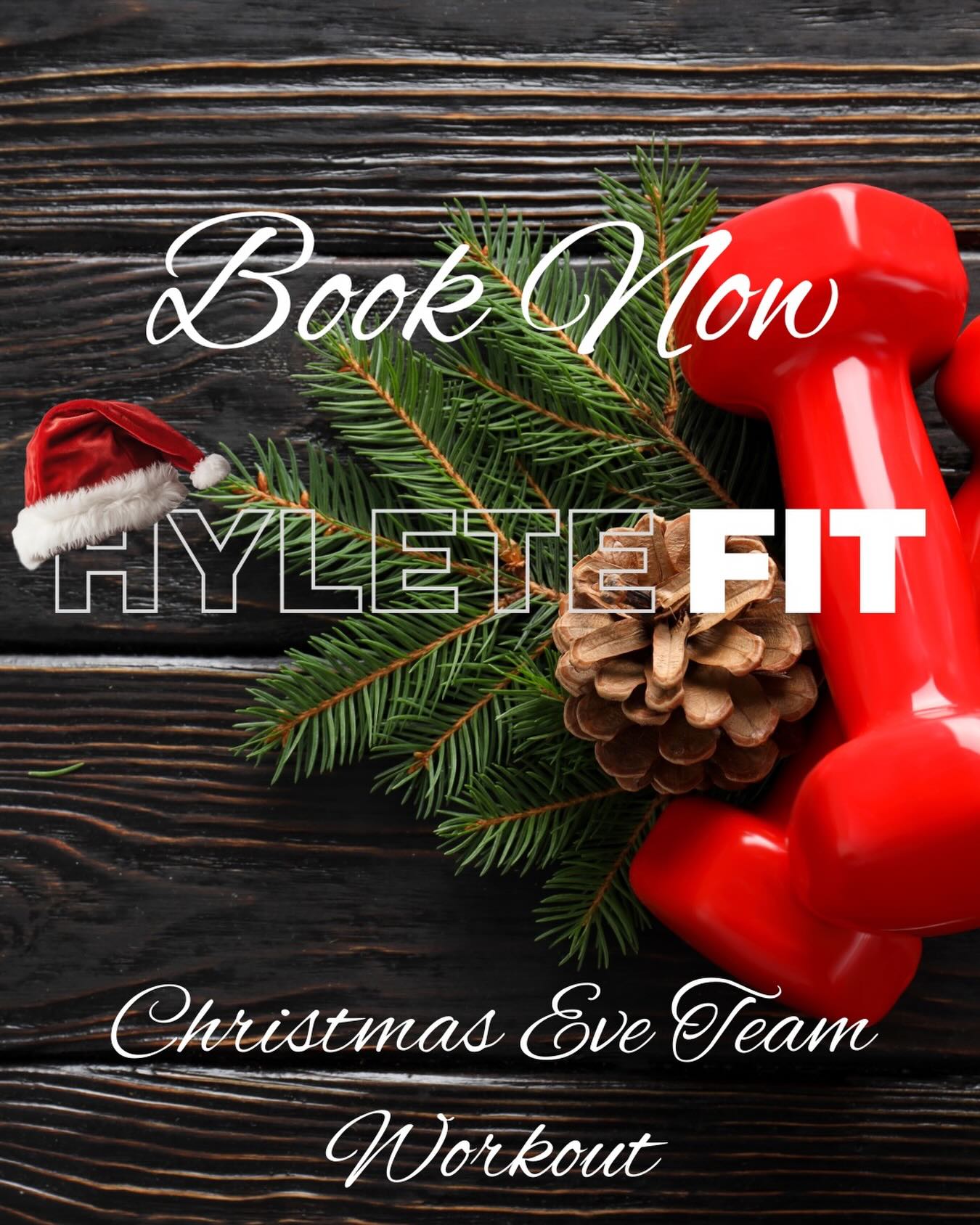 This Christmas Eve at 0900 we are hosting our Christmas Eve team workout here at Hylete Fit 👭👬
Expect raised heart rates and a coming together of community. Book on now and start Christmas off with a bang 💥
This Saturday we are also completing the 12 Days of Christmas workout in our Saturday Sweat Class 🎅
Book on now at www.Hyletefit.com