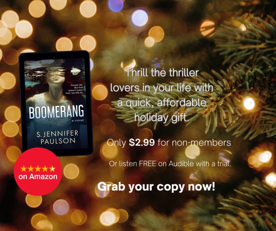 Holiday chaos? Same. šš
If you need a getaway that fits in your pocket, "Boomerang" is cheap right now. The eBook is free for KU members and only $2.99 for nonmembers.
Grief. Secrets. A truth that shouldāve stayed buried.
4.6 stars on Amazon. š Link in bio.
#PsychThriller #ThrillerBooks #HolidayBookSale #KindleRead #SuspenseBooks #IndieBooks #Bookish