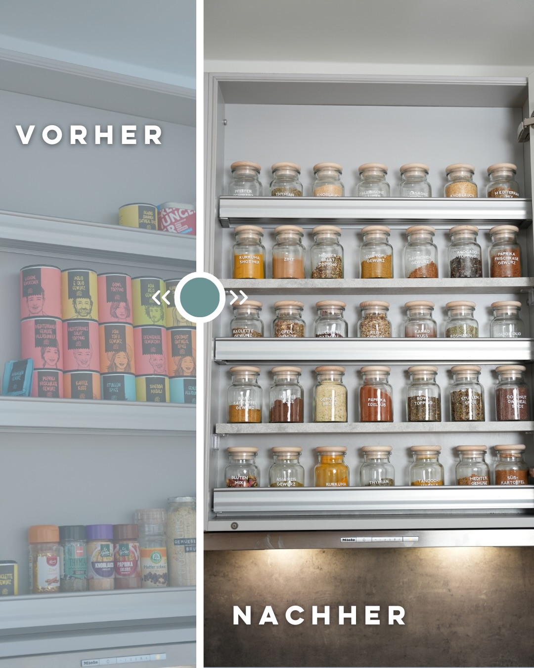 🍝 Von Chaos-Küche zur „Bella Cucina“
Manchmal braucht es nur den richtigen Blick, um aus einer Küche wieder einen echten Wohlfühl- und Arbeitsort zu machen. Genau das zeigt diese Verwandlung bei Organize ’n Style – Isabella räumt auf!
✨ Staffel 4, Folge 9
Isabella unterstützt Schauspielerin und Moderatorin Sarah Mangione in Düsseldorf. Die gebürtige Wolfsburgerin ist im Rheinland angekommen, doch ihre Küche fühlte sich noch nicht ganz nach Zuhause an. Für ihre Insta-Kochvideos fehlten Struktur, Leichtigkeit und der letzte Schliff.
🧺 Isabellas Mission:
✔️ Ordnung schaffen, die zum Alltag passt
✔️ klare Strukturen für entspanntes Kochen & Drehen
✔️ eine Küche gestalten, die inspiriert statt stresst
🌿 Ein besonderes Highlight: die Gewürze
Vorher wild durcheinander, übereinandergestapelt und alles andere als einladend. Nachher sorgen einheitliche Gläser, klare Beschriftung und eine ruhige Anordnung für sofortige Übersicht.
Das Ergebnis: mehr Struktur, mehr Ruhe und richtig Lust zu kochen, zu würzen und kreativ zu werden. Genau so fühlt sich eine Küche an, die man gerne nutzt.
Eine echte Bella Cucina und kaum ist alles organisiert, stehen Isabella und Sarah schon gemeinsam in der Küche und schnippeln Pasta nach altem Familienrezept. Ordnung, die sofort ins Leben integriert wird 💛
📺 Neugierig geworden?
Die komplette Folge kannst du dir kostenlos bei Joyn anschauen.
✨ Dein nächster Schritt
Wenn du auch Ordnung zum Beruf machen willst, dann starte deine Ausbildung zum zertifizierten Ordnungscoach bei der Akademie der Ordnung.
👉 Alle Infos findest du über den Link in unserer Bio.
#ordnungscoach #business #homeorganizing