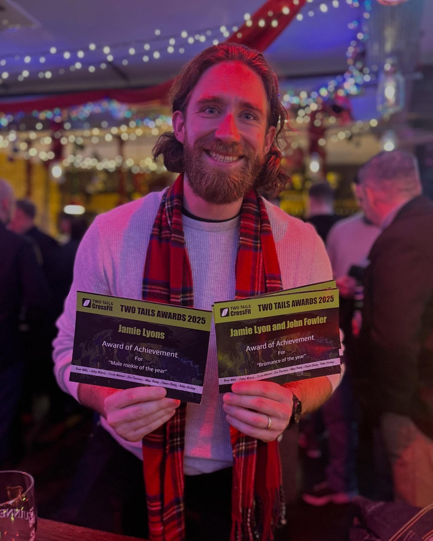 🟢 The one night a year where the lifting stops and the celebrating starts 🎄🎅
🟢 Our Xmas drink and awards night recognises the effort, consistency, and hilarity of the community that makes Two Tails CrossFit the amazing place that it is 🎉🥳
🟢 Here are you winners:
🟢 Spirit of Two Tails:
TT Spice Girl crew @silvion @laurenjami @claudine_leah @penhawkins @beckacrockford
🟢 Male athlete of the year: @ricky_oliver01
🟢 Female athlete of the year: @_molliec
🟢 Nicola Ireland attendance award: @shannon_connolly19
🟢 Bromance of the year:
@jamielyon_ and @johnwfowler
🟢 Most words spoken in a single class: @claudine_leah
🟢 Male rookie of the year: @jamielyon_
🟢 Female rookie of the year: @ellalatkinson
🟢 Most likely to throw their toys out the pram: @phillockwood
🟢 Most improved female: @penhawkins and @anna_maskell_
🟢 Most improved male: @bainy1709