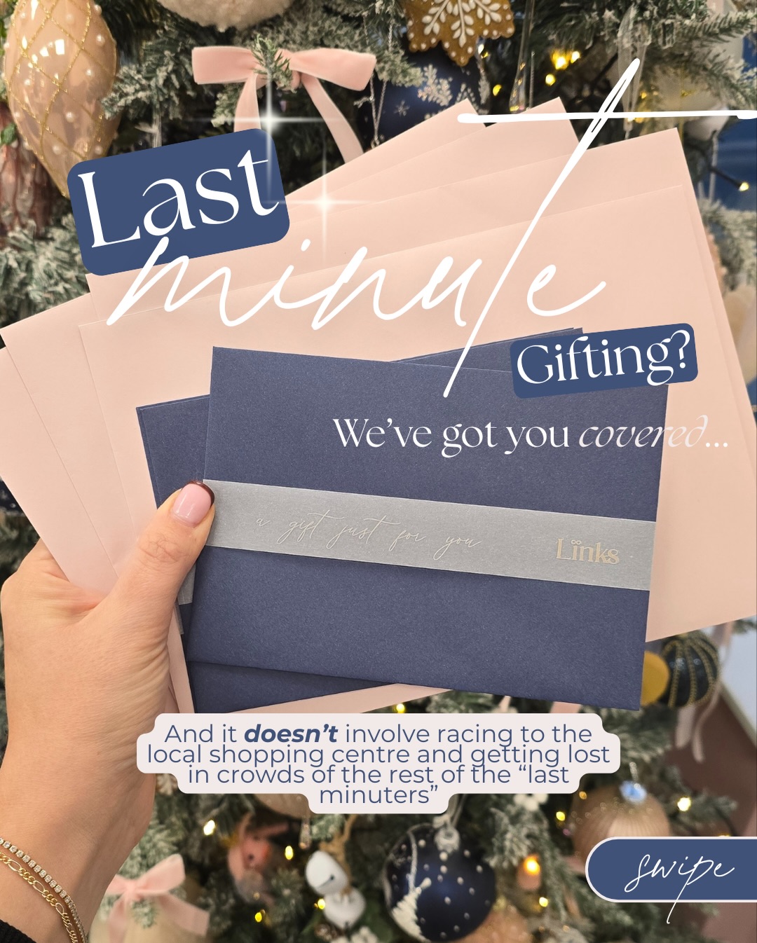 Last minute gift panic? Not this year🎁 ✨
If you’re stuck for ideas, running out of time, or buying for someone who is absolutely impossible to shop for (but you love to death)… a Links by Jemma Elizabeth gift voucher is your Christmas miracle✨
It’s the kind of present they’ll remember long after the tree comes down, as you’re gifting an experience rather than something that will be forgotten about in 2 weeks.
Perfect for mums, daughters, sisters, besties, partners… and yes, even the “don’t get me anything” girlies👀
Shop your voucher at www.linksbyjemmaelizabeth.co.uk, the best gifts don’t come from shops… they come from the heart 🤍
