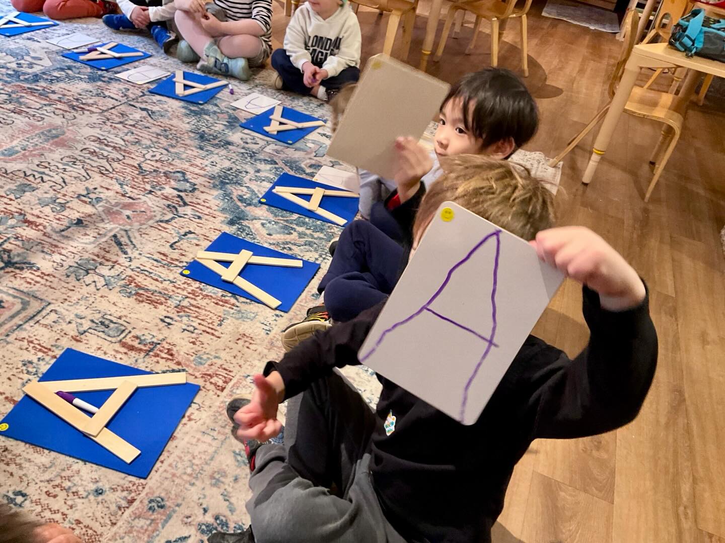 Have ‘A’ great Winter Break! We will see you back on Monday, January 5th!❄️
—
A peek at JK South’s Handwriting Without Tears lesson, from watching to building to writing the letter A!