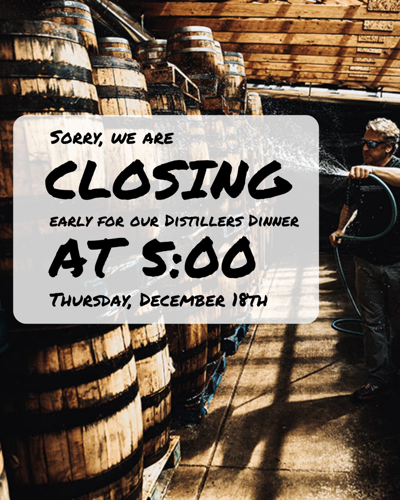 Tonight’s our Distillers Dinner with @marbledistillingco
We will be closed for regular service tonight after 5:00. Ask us about making a reservation for our dinner in January!
#carbondalebeerworks #marbledistilling #carbondalecolorado #carbondaleco