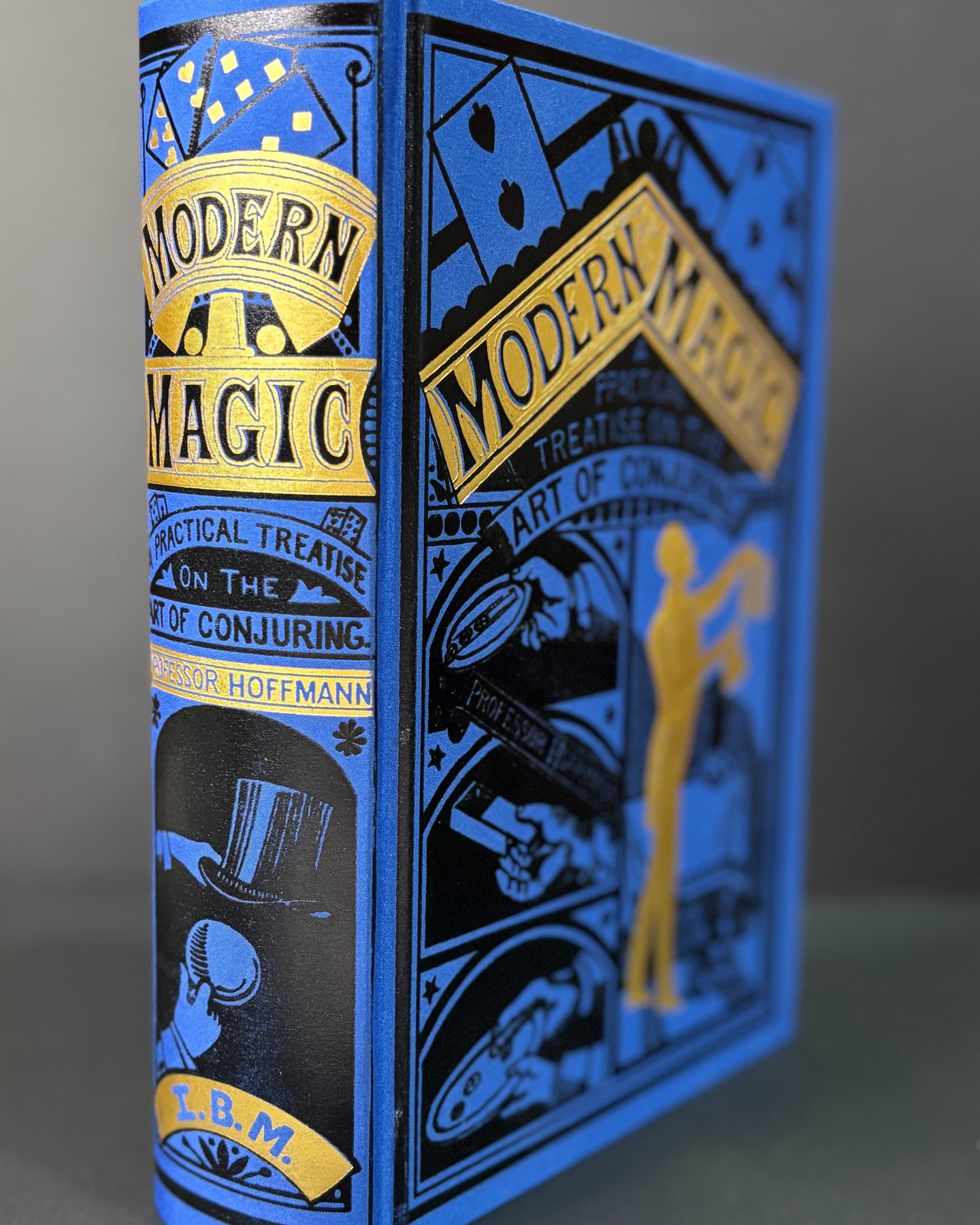 Some people have mentioned that they do not like it when the I.B.M. puts up a post that is only about selling something (like a convention or book.) So, before we talk about one of the most exciting magic releases in years, let me offer a free magic tip.
When doing hot rod, don't forget to rotate your fingers when turning the rod over
OK, back to the book.
Professor Hoffman's Modern Magic — The Book That Started It All
The International Brotherhood of Magicians proudly presents a stunning new hardcover reproduction of Modern Magic by Professor Hoffman — the book that first opened the curtain on the art of conjuring for generations of magicians.
Beautifully bound in deep blue with gold-embossed detailing, this exquisite edition restores every word and illustration of the 1876 classic in its original typeset — meticulously scanned and refined to remove blemishes for a crisp, elegant reading experience.
This IBM-exclusive release also includes a new section detailing the significance of this historic volume and its enduring legacy within our magical fraternity.
More than a book, this is a collectible heirloom — a work of art for your shelf and an enduring source of inspiration for your mind. With a highly limited print run, once these copies are gone, they will not return.
Reserve your copy today.