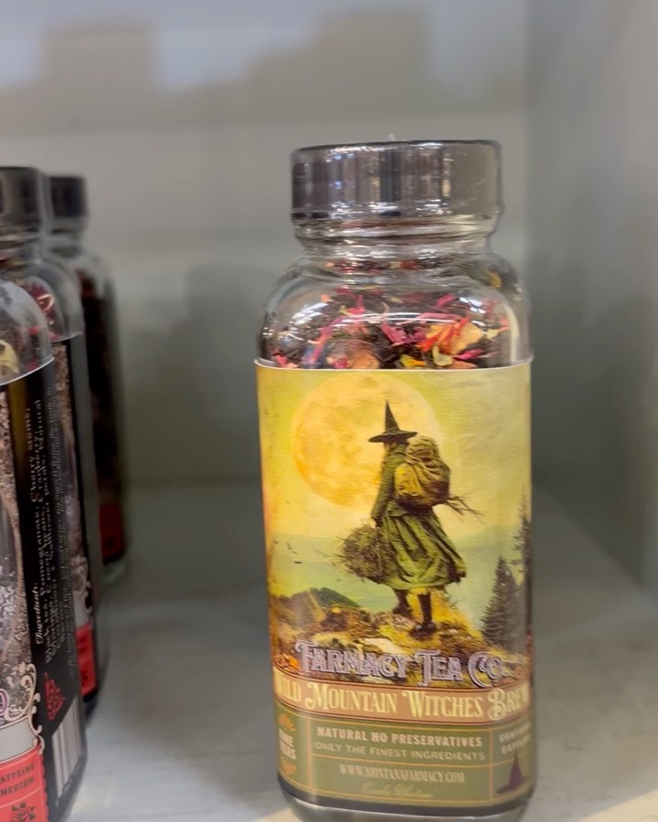 Once in a while, something comes into the store that I just love. These are beautiful handcrafted teas in little glass bottles with graphics that are just amazing. Theyāve been flying out the door from the day we got them.# tea #giftbottles #MainStreetMiddlebury #