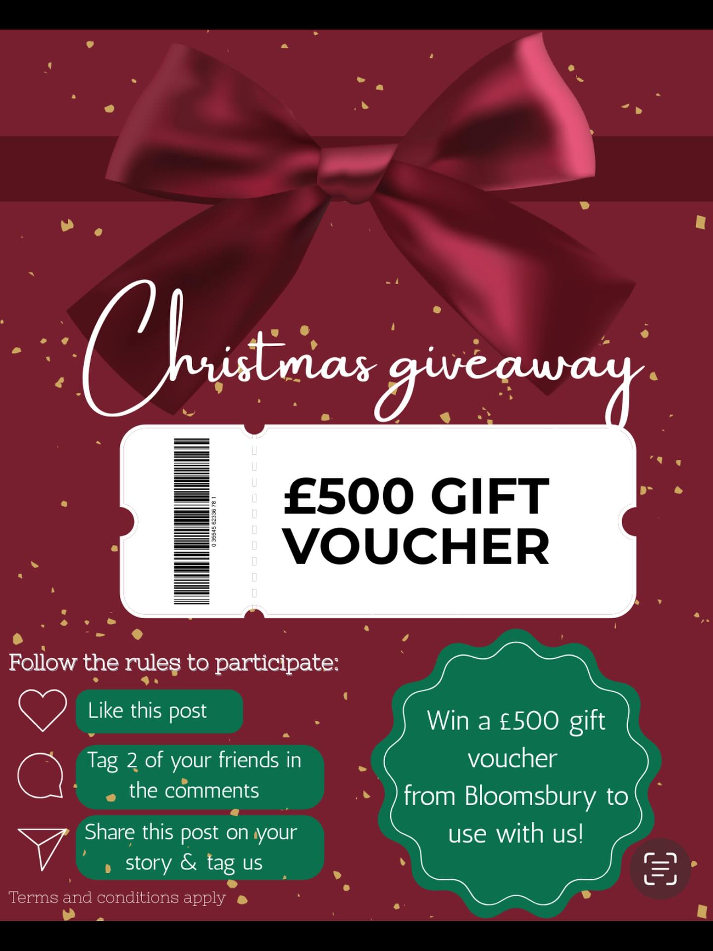 We are very excited to announce a giveaway to the BCI Family 🎉 We will be giving away £500 to one lucky winner who will be able to use this against any services we provide! The lucky winner will be announced on XMAS DAY.
To join the giveaway please follow the instructions:
1. Like this post ❤️ 2. Tag 2 people in the comments 📝 3. Share this post on your story ↗️ Best of luck to everyone who enters!!
#christmasgiveaway #voucher #kitchen #interiordesign #architecture #palmersgreen #design #merryxmas #london