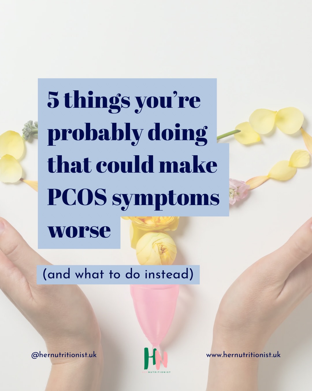 PCOS come with a lot of myths that can leave you feeling confused and overwhelmed. It’s time to separate fact from fiction and focus on what actually supports your body #pcossupport #pcos #pcosnutrition