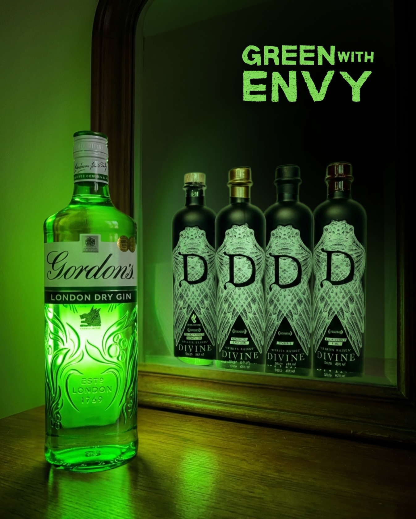 Donโt be green with envyโฆ
Stay ๐๐ข๐ฏ๐ข๐ง๐๐ธ
#greenwithenvy #gordonsgin #divine