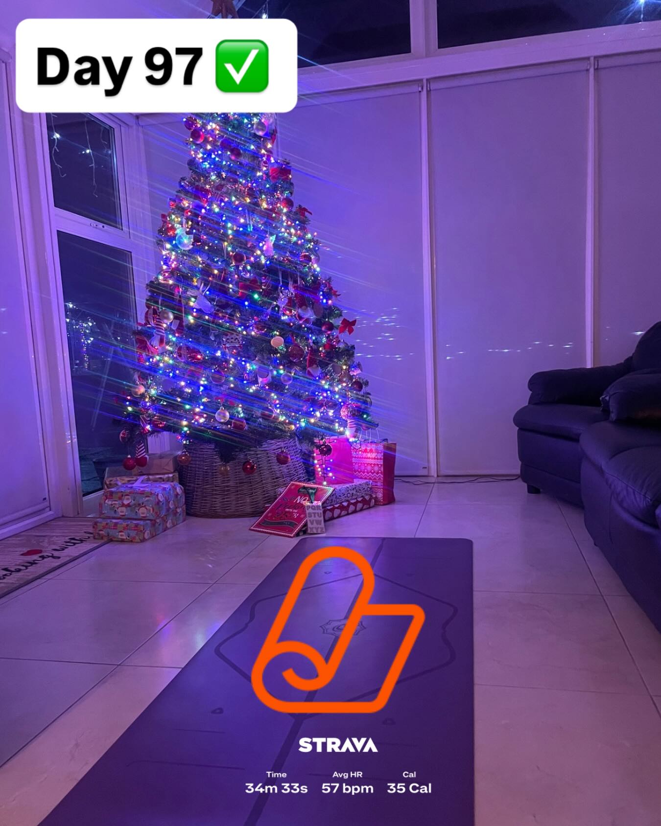 Day 97 ✅
Winding things down with some less intense sessions now. A lovely evening stretch felt so good. If I hadn’t committed to 100 days, I honestly wouldn’t have done this, so it’s been a real win and I’m glad I stuck with it.
Before this 100-day movement commitment, I always thought exercise had to be high intensity. All the smaller movement and strength sessions have been amazing and will definitely help when I start Ironman 70.3 training in the new year. I’ve been quietly building strength over the past few months - something I’ve never been consistent with over winter but it’s such an important foundation.
#100withkathyoc #100daysofmovement #fitness #yoga #accountability