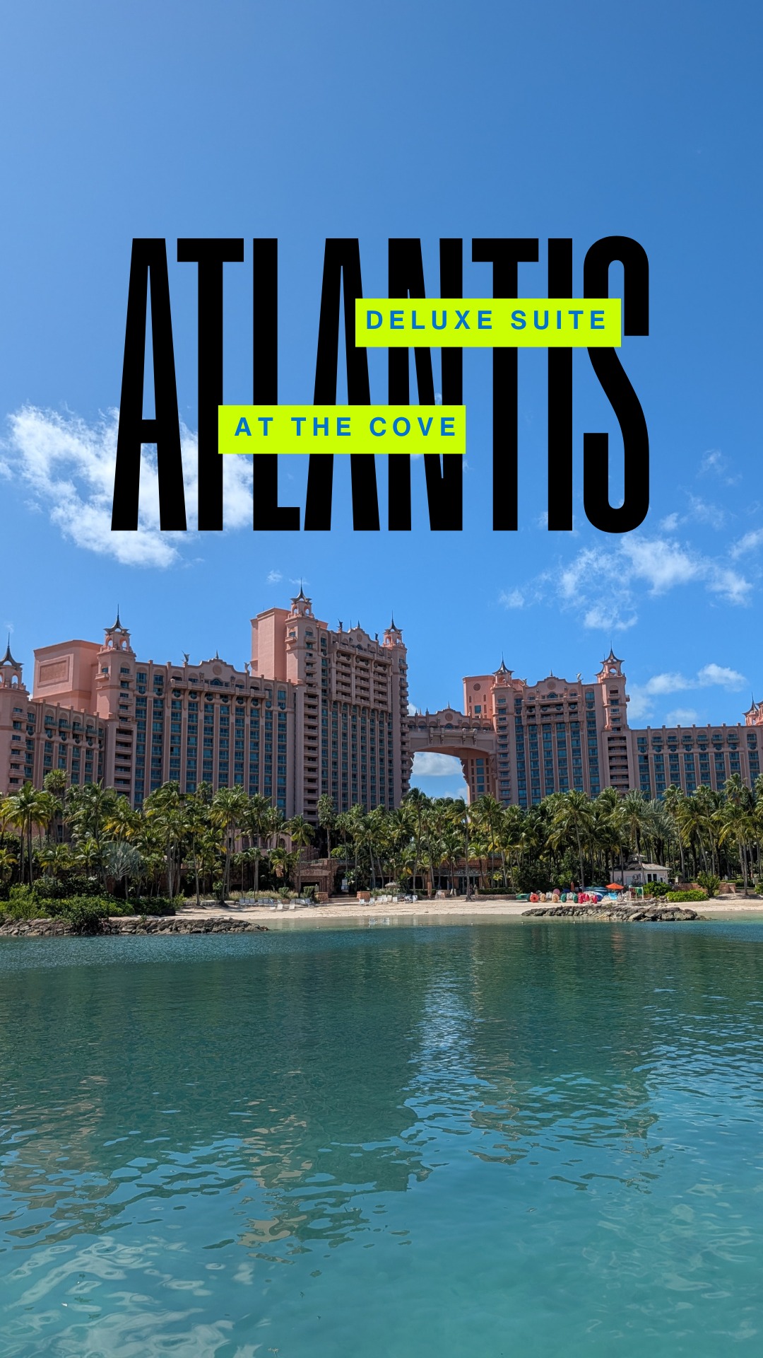 Paradise found 🌴☀️
Our Deluxe Suite at The Cove Atlantis was everything a luxury beach escape should be.
🛏️ King bed that feels like sleeping on a cloud
🛁 Massive bathroom with dual sinks, soaking tub, and rainfall shower
🛋️ Lounge area with couch, table, and chairs
📺 Two TVs and a mini fridge (not a mini bar!)
🌊 Private balcony with ocean views for days
If you’re headed to the Bahamas, this is the room you want.
📍 The Cove at Atlantis, Paradise Island
Link in bio for more hotel tours + travel inspo ✈️
#AtlantisBahamas #TheCoveAtlantis #HotelTour #LuxuryTravel #BahamasVacation #SuiteLife #TravelCouple #BeachResort