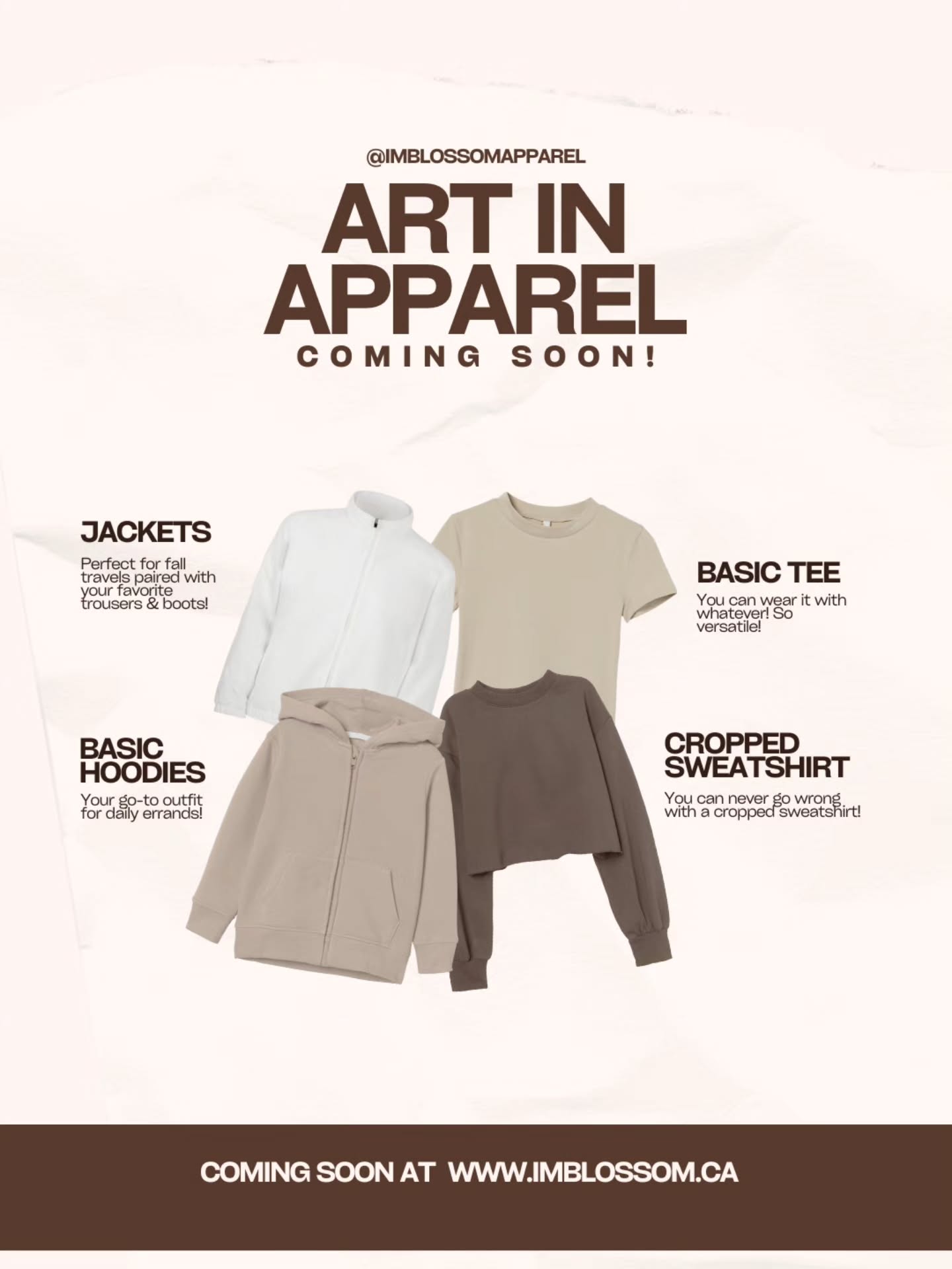 Wearable art is coming your way!
Our exclusive art collection drops soon on hoodies, tees, and more. Get ready to turn heads and make and support art!
#ArtMeetsFashion #StreetwearArt #WearableArt #HoodieSeason #teesandmore