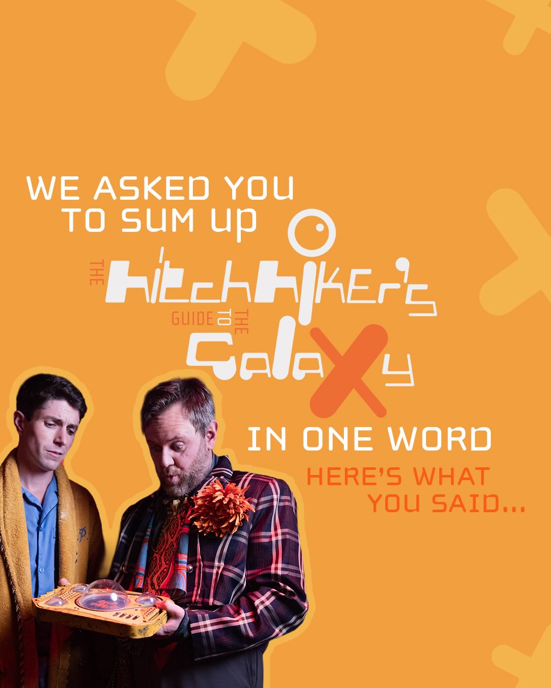 Want to know what audiences are saying about #HitchhikersGuideLive?
Swipe through these images, then book your adventure! 🤩