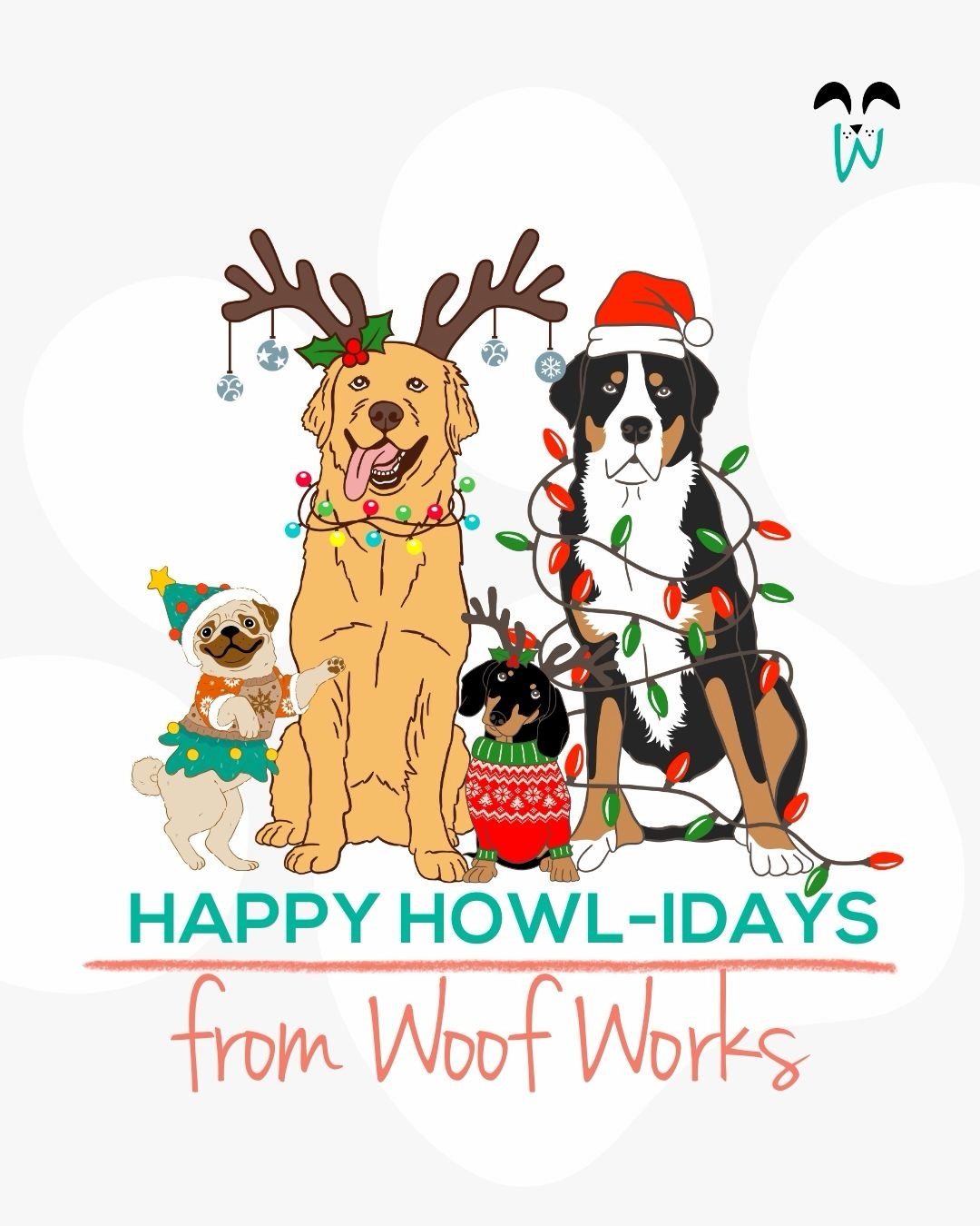 Happy Howl-idays from all of us at Woof Works 🐾🎄
So grateful for our incredible pack — the dogs, the humans, and the progress you make every day.
Wishing you cozy walks, extra treats, and lots of tail wags this season 🐶🧡
#WoofWorks #Maine #DogTrainingLife #dogsofinstagram #mainedogtrainer