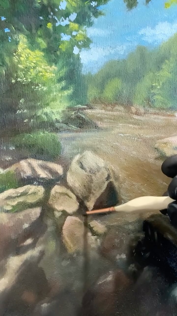 Completed this oil painting of the Elora Gorge, inspired by last summer’s light, colour, and quiet. One of my family’s favourite places, now captured on panel.
#oilpainting #womenwhopaint #hamiltonartists #eloragorge @winsorandnewton