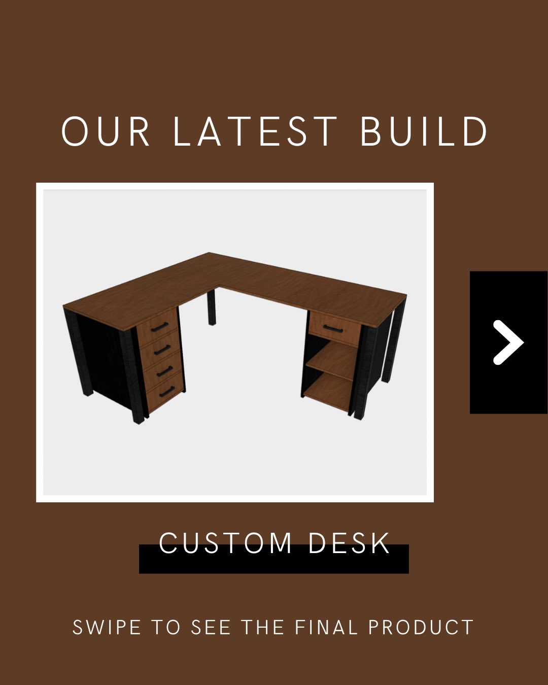 Every space is different—your desk should be too. We build custom desks to fit wherever you need them, designed around your style. Get a quote today—link in bio.
#customdesk #woodworking #homeoffice #customfurniture
