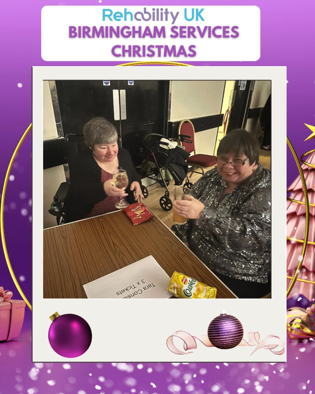 🎄✨ Festive Fun Across Our Birmingham Services ✨🎄
The Christmas spirit is well and truly shining across our Birmingham services! 🎅🎶
JD and Chris from Oaklands got into the festive mood, proudly sporting their Christmas jumpers alongside the people we support at Wychall Road — a lovely moment of shared laughter, warmth and seasonal cheer 🎄❤️
Meanwhile, Linda, Jules and Trudy enjoyed a fantastic evening out, heading to see a brilliant George Michael tribute act — a night filled with music, memories and smiles all round 🎤✨
Moments like these remind us how important connection, inclusion and making memories together really are.
#BirminghamServices #FestiveMoments #ChristmasSpirit #Community #RehabilityUK #ShiningTogether