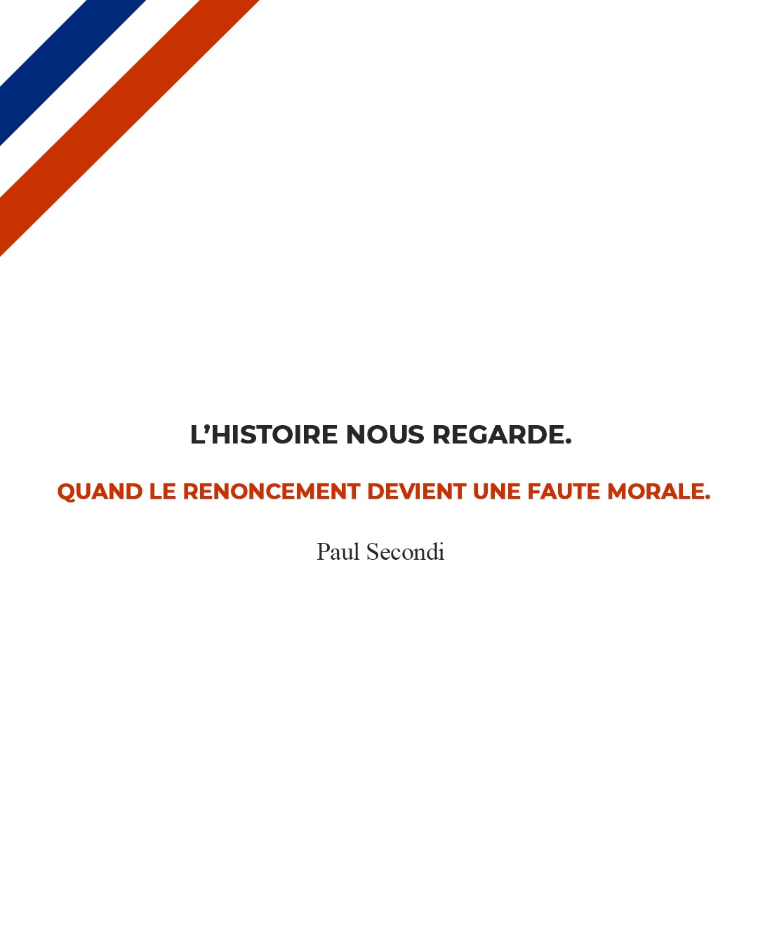 Quand le #monde hésite, le #courage devient un devoir.
Ne rien faire n’a jamais été neutre.
L’#histoire se souvient toujours de ceux qui agissent.
