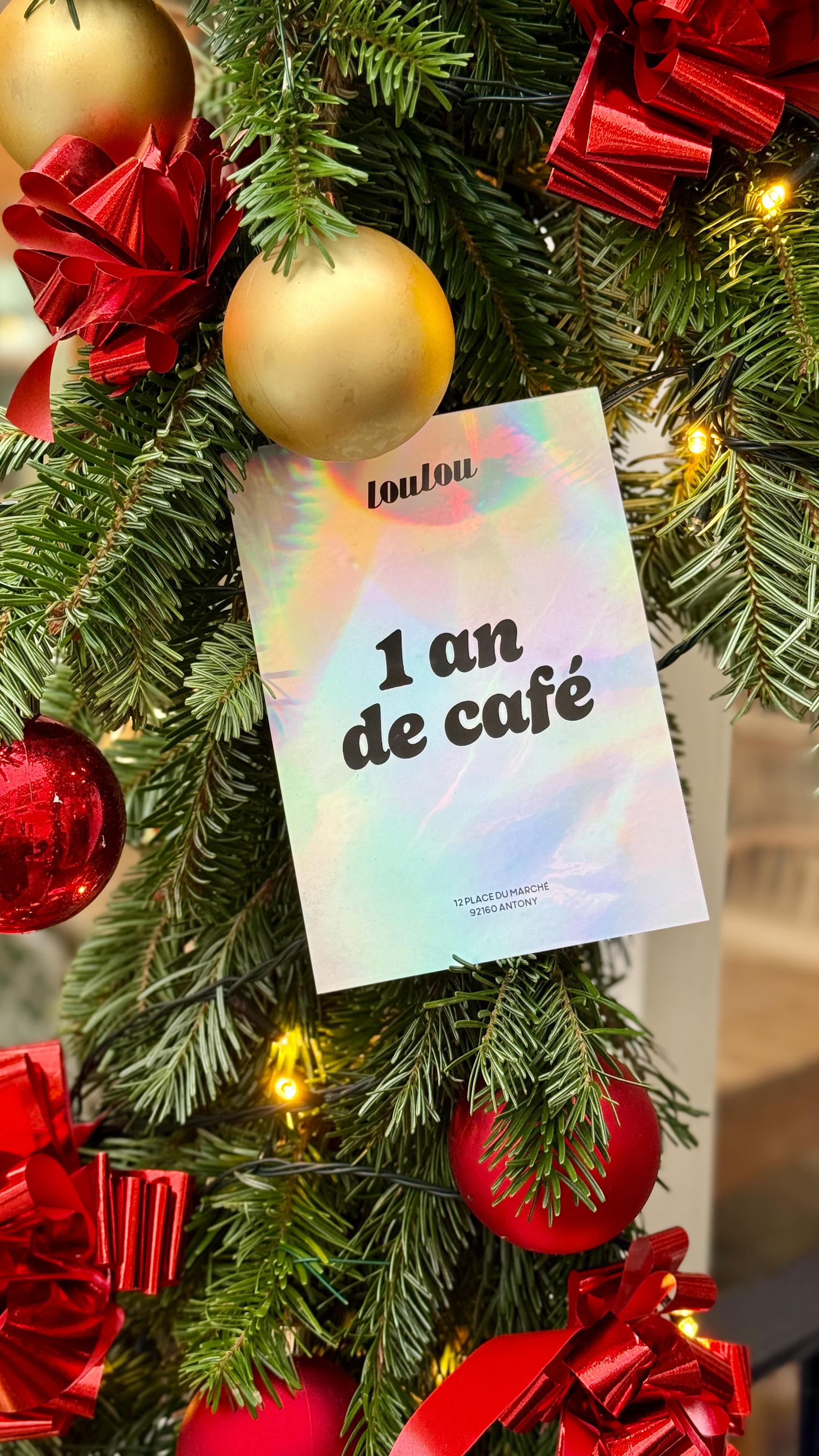 CONCOURS • 1 AN DE CAFÉ À GAGNER
Pour les fêtes, la team Loulou vous gâte ! 1 an de café à gagner soit 1 café par jour, pendant 365 jours ☕️
Pour participer, c’est très simple :
• Liker la publication
• Identifier 2 ami•e•s accros au café
• Être abonné•e à @loulou_antony
Fin du concours le 4 janvier. Tirage au sort le 05/01.
Le ou la gagnant•e sera contacté•e par message privé.
Bonne chance ! ✌️