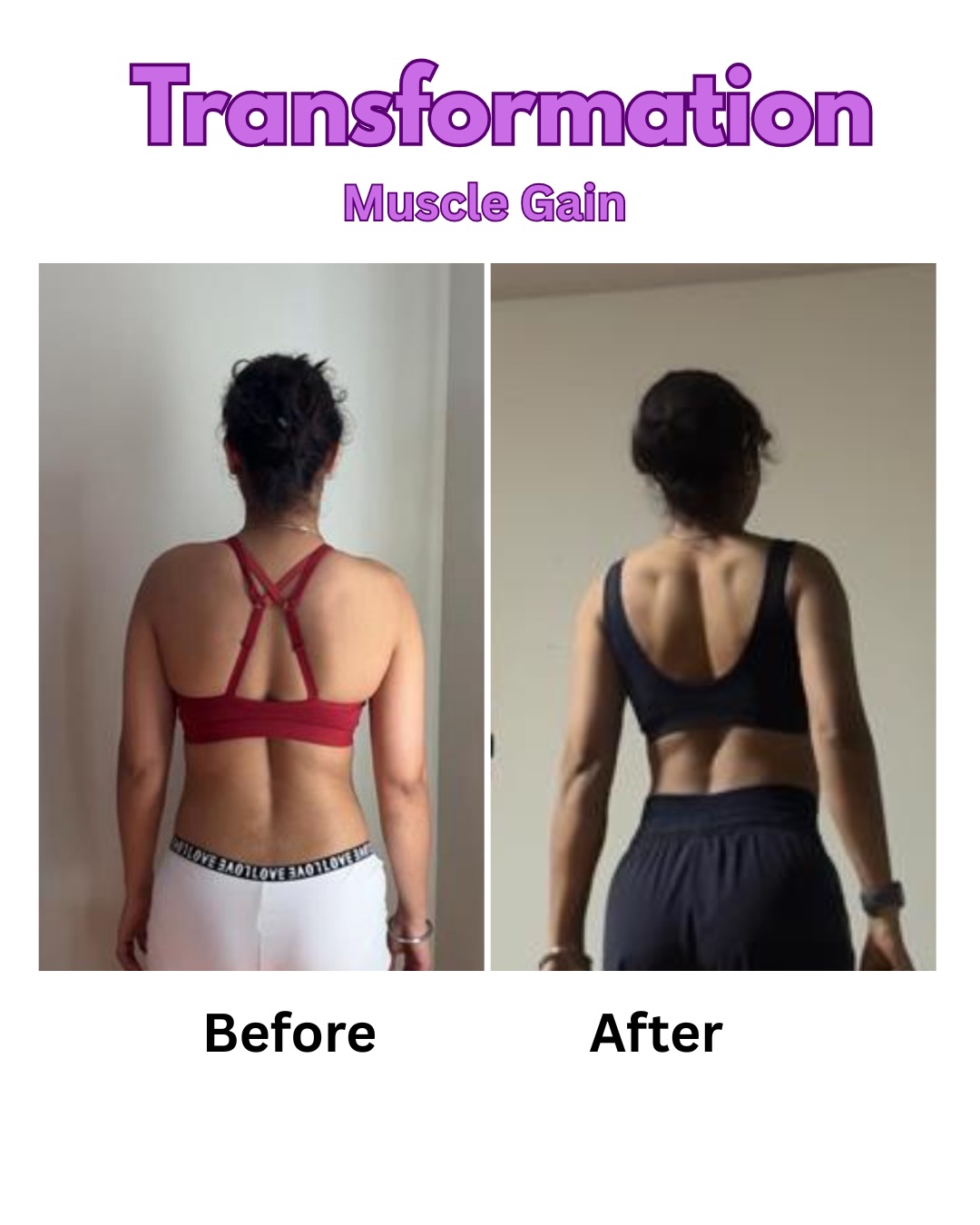 She didn’t want to bulk, didn’t want extra weight…
and wanted lean muscle, definition, and strength.
First we fixed posture, then build some core strength.
So we trained smart:
•We increased protein.
•We used progressive overload.
•We focused on shaping, not just “gaining.”
Her consistency and discipline made ALL the difference.
She shows up every day and always wants to learn more — that’s why she’s winning.
So proud of her progress 💜✨
#transformation #gym #gymtransformation fitness