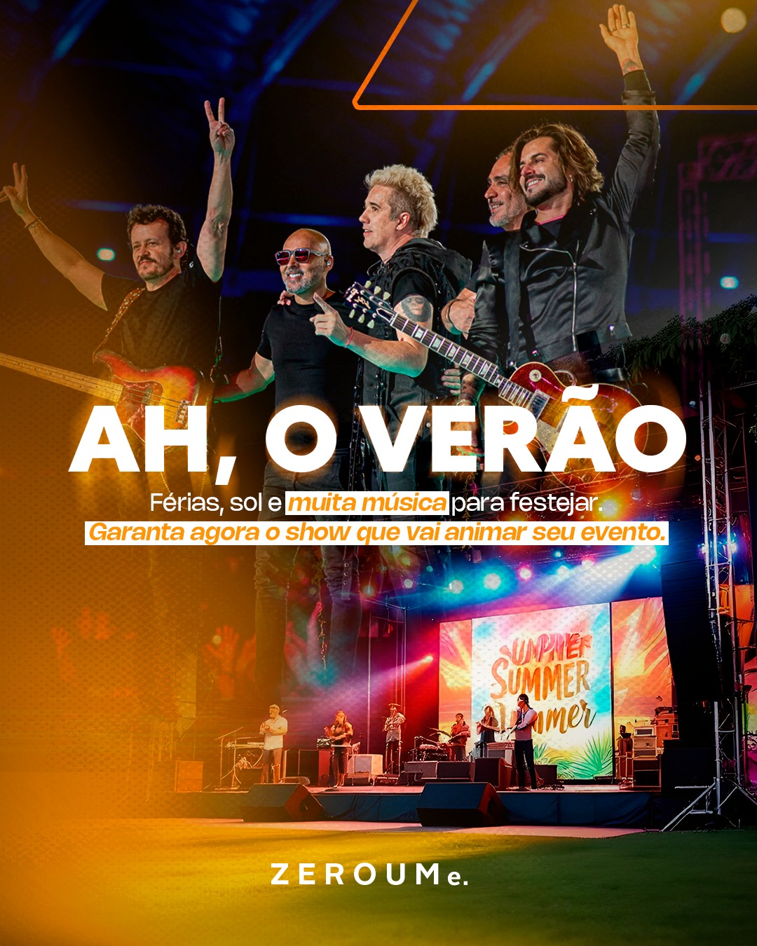 As férias chegaram e o clima é de festa!
O verão é a estação perfeita para festejar ao lado de grandes artistas e garantir uma experiência memorável para o seu público, seja ele qual for, corporativo ou social.
Conte com a ZEROUMe. e dê um show de verão! (Link na bio)
contato@01e.com.br
#01e #zeroume #agenciamentodeshows #vendadeshows #eventos #shows #ferias #verao