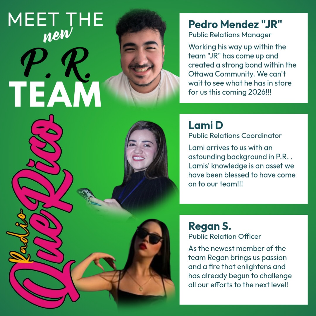 It’s a fantastic night tonight for our team!!!!
Una noche fantastica para nuestro equipo!!!!
Meet our PR team
@pedromendezlive
@itslamixo
@regan.chvz
We are definitely ending 2025 with a huge bang!!!!
Preparate pa Lo Que se viene!! 2026 papa!!!!