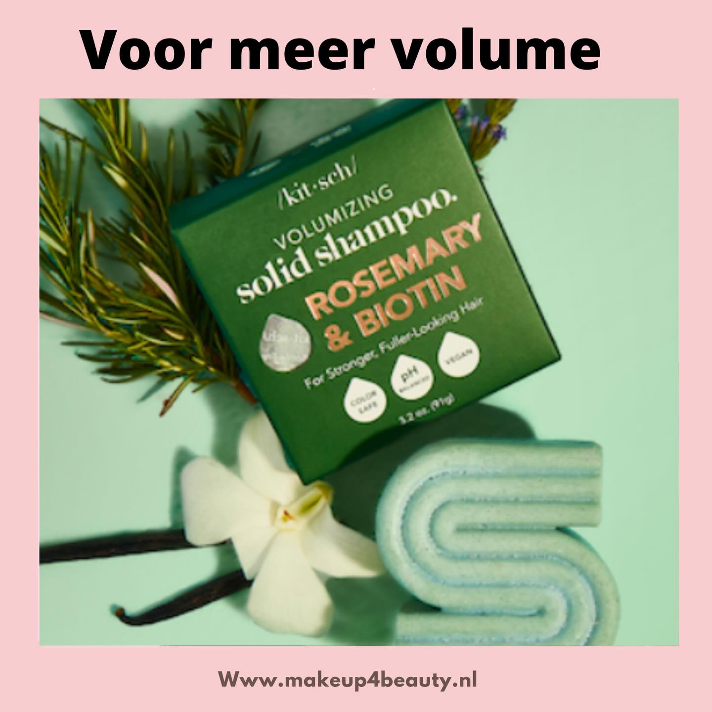 Reinigt fijn en teer haar grondig van wortel tot punt om de haargroei te stimuleren.
Verrijkt met rozemarijn, biotine en NaturePep® Amaranth om het haar van binnenuit dikker te maken. Geformuleerd om volume, glans en keratineproductie te stimuleren voor voller uitziend haar.