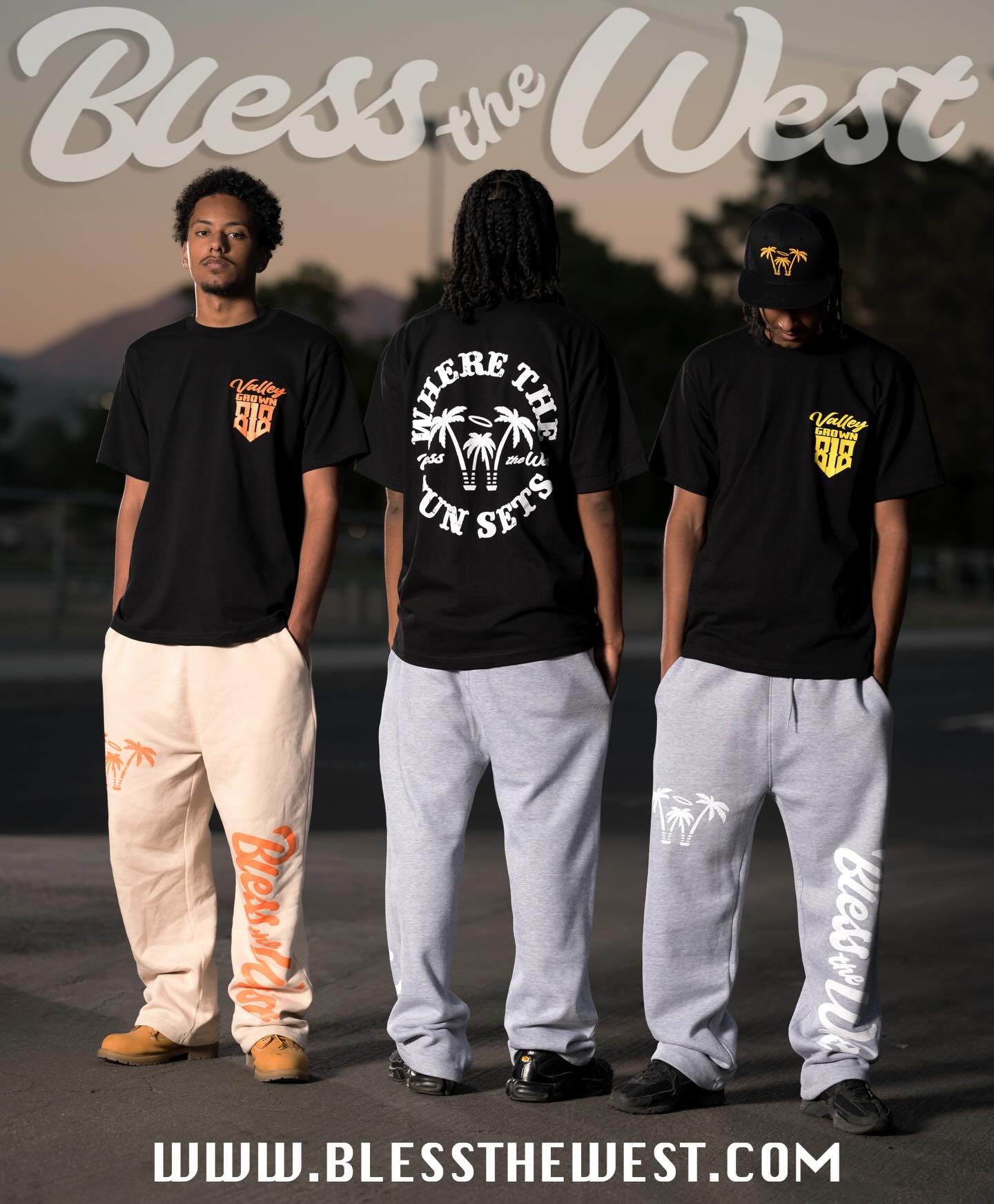 Bless the West Clothing Brand
We out West from the 818 Valley.