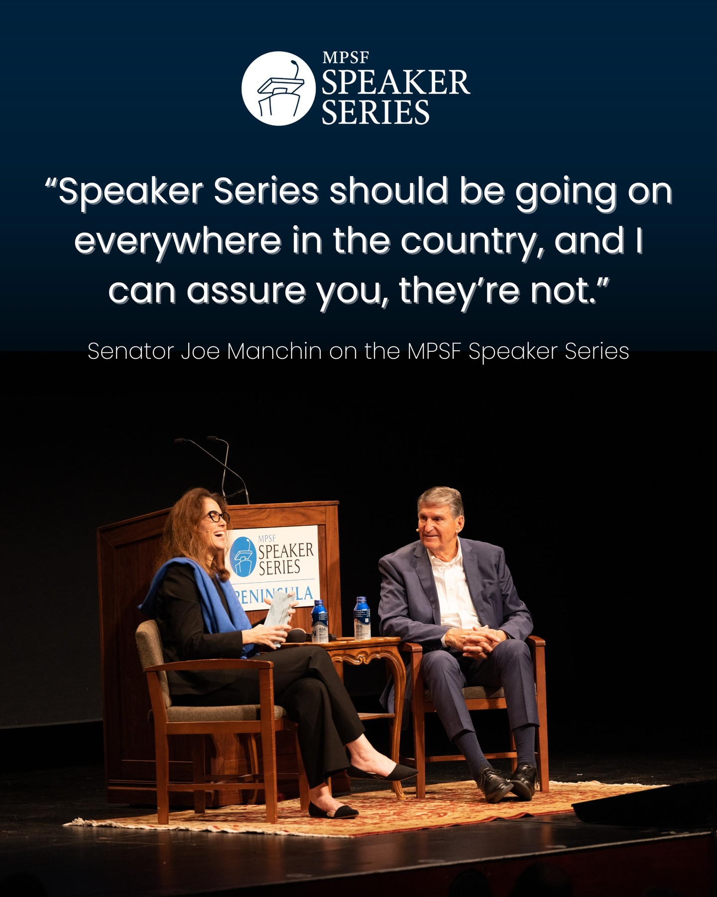 When a U.S. Senator pauses to applaud our MPSF subscribers for being here—that’s special.
MPSF isn’t just lectures…it’s civic engagement, curiosity, and community in action. 👏
Be part of what should be happening everywhere. Join us for the rest of the 2025-2026 season.
Oakland tickets available: speakerseries.net