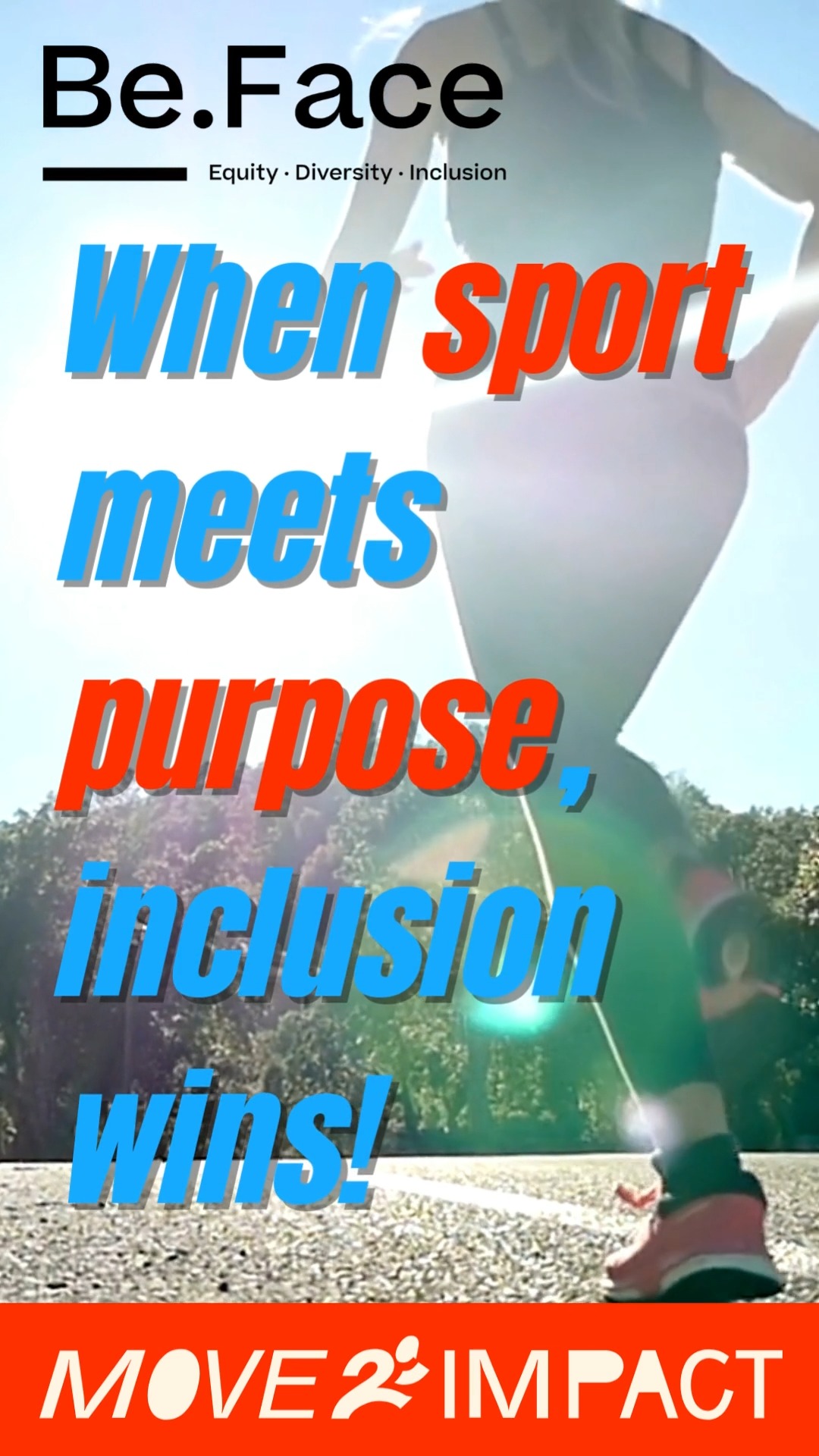 🏃♀️ Be.Face x @move2impactbe : Run for Inclusion and Connect!
We invite companies and mentors to join us for an event where sport meets purpose.
📅 Date: February 11, 2026
📍 Location: Tour & Taxis – Brussels
🏃♀️ What: A 100-minute relay race on a 2 km loop
✋ Teams: 5 colleagues
🤝 Plus: Exclusive networking afterwork with DJs & laser show
How it works:
✔ Each team runs (or walk) together in a relay format
✔ Your participation supports Be.Face’s mission for diversity and inclusion
✔ €500 per team is donated directly to Be.Face to fund our programs
Why participate?
✔ Promote equal opportunities in the workplace
✔ Strengthen your CSR & ESG impact
✔ Enjoy team-building and networking in a unique setting
👉 Create your Be.Face team today!
👉 Register now: https://teams.move2impact.org/en
👉 Talk about it at work and bring your colleagues on board!
Together, let’s make inclusion happen. 💙
#Move2Impact #BeFace #Mentoring #InclusionMatters #CSR #Networking #BrusselsEvents #charityrun #charity #running #run #funrun #charityevent #teambuilding #teamwork #team #corporateevents #network #giveback #nonprofit #community #donate #support #givingback #socialgood #TourEtTaxis