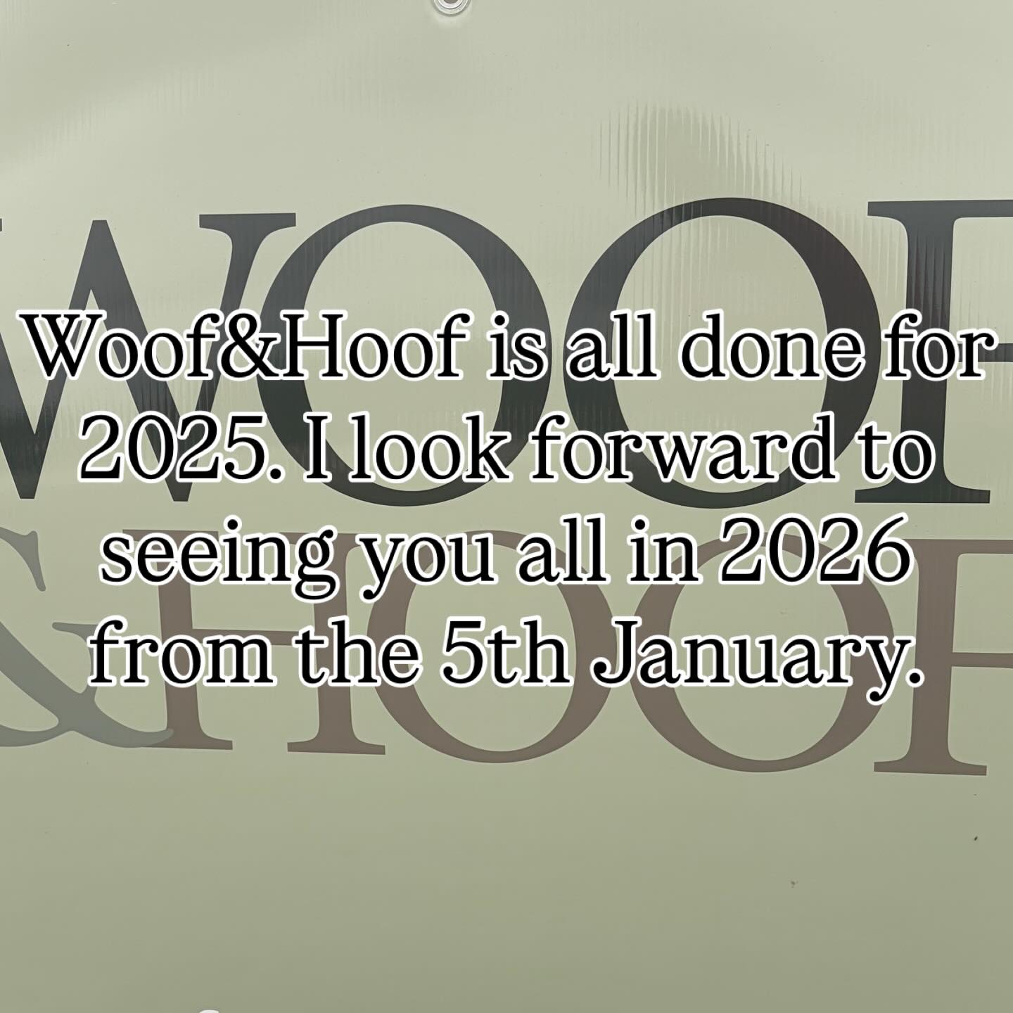 Thanks for all the support and love in 2025, I look forward to seeing you all again in 2026. Have a safe and restful break everyone 🩷