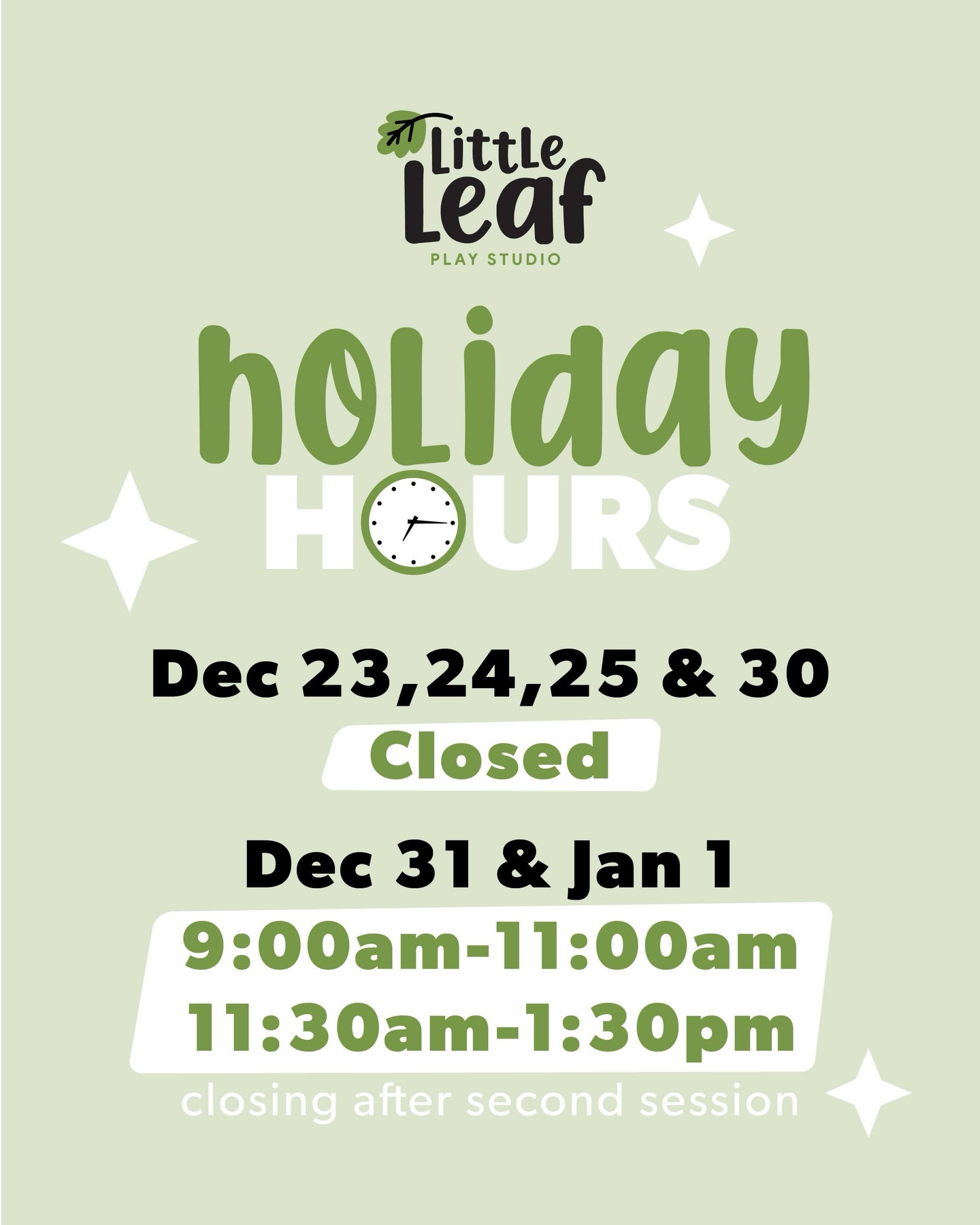 We’ll be closed Tue, Wed & Thurs this week to give our staff time with their families during the holiday.
Next week we’ll be closing early on Wed & Thurs then back to regularly scheduled hours in 2026.