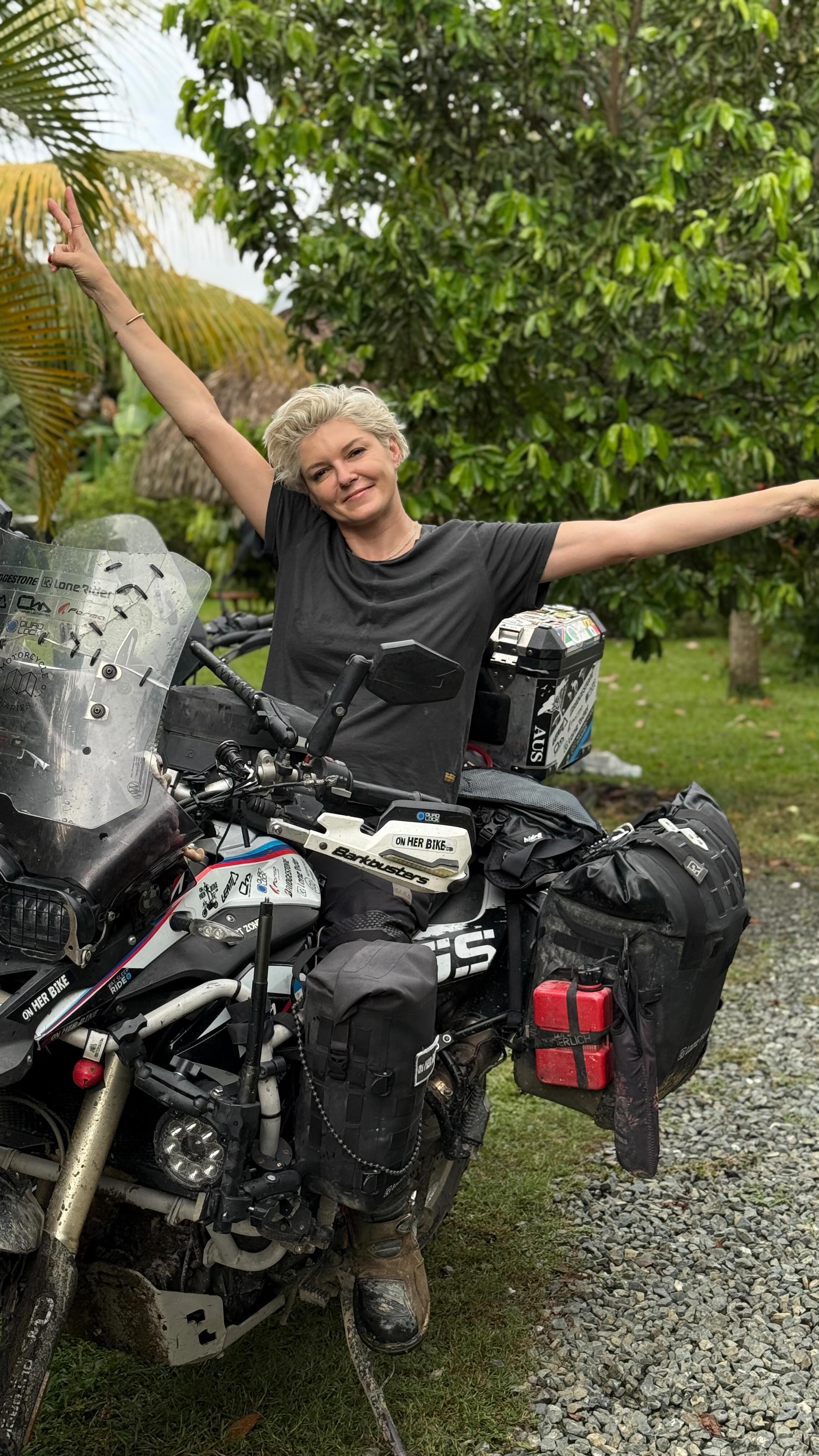 “I love it… I’ll be here for quite some time” says it all. 🏍️🇨🇴
That’s @onherbike packing up her bike after staying with us at Donkey Sunrise, right after one of our travelers meetups. One week in Colombia, and already loving it! That is what this country does to you! 😉
🌴Are you a motorcycle traveler riding in or near Colombia right now?
Come by one of our meetups to connect with other likeminded riders, wrench on your bike, and enjoy that home-away-from-home feeling.
🌴 Or dreaming of discovering Colombia like @onherbike? Join one of our tours, or rent a bike and explore at your own pace.
We’re here to help make your Colombia adventure unforgettable.
📩 DM us for more info — Colombia is waiting for you! 👊🏻
#mototraveler #ridecolombia #advrider #donkeysunrise #motorcycletravel