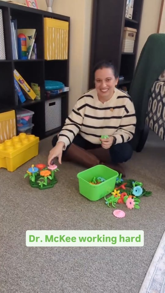 "What are you up to, Rachel?"
When a potted plant needs to be moved for better lighting, its spot must be filled. Luckily, there's a Dr. McKee for that! Ever-resourceful and not afraid to chuckle at herself, we love catching her in a wholesome moment of playfulness. 💖
#durhamnc #mentalhealth #mckeecollaborativetherapy #psychologist #playisimportant