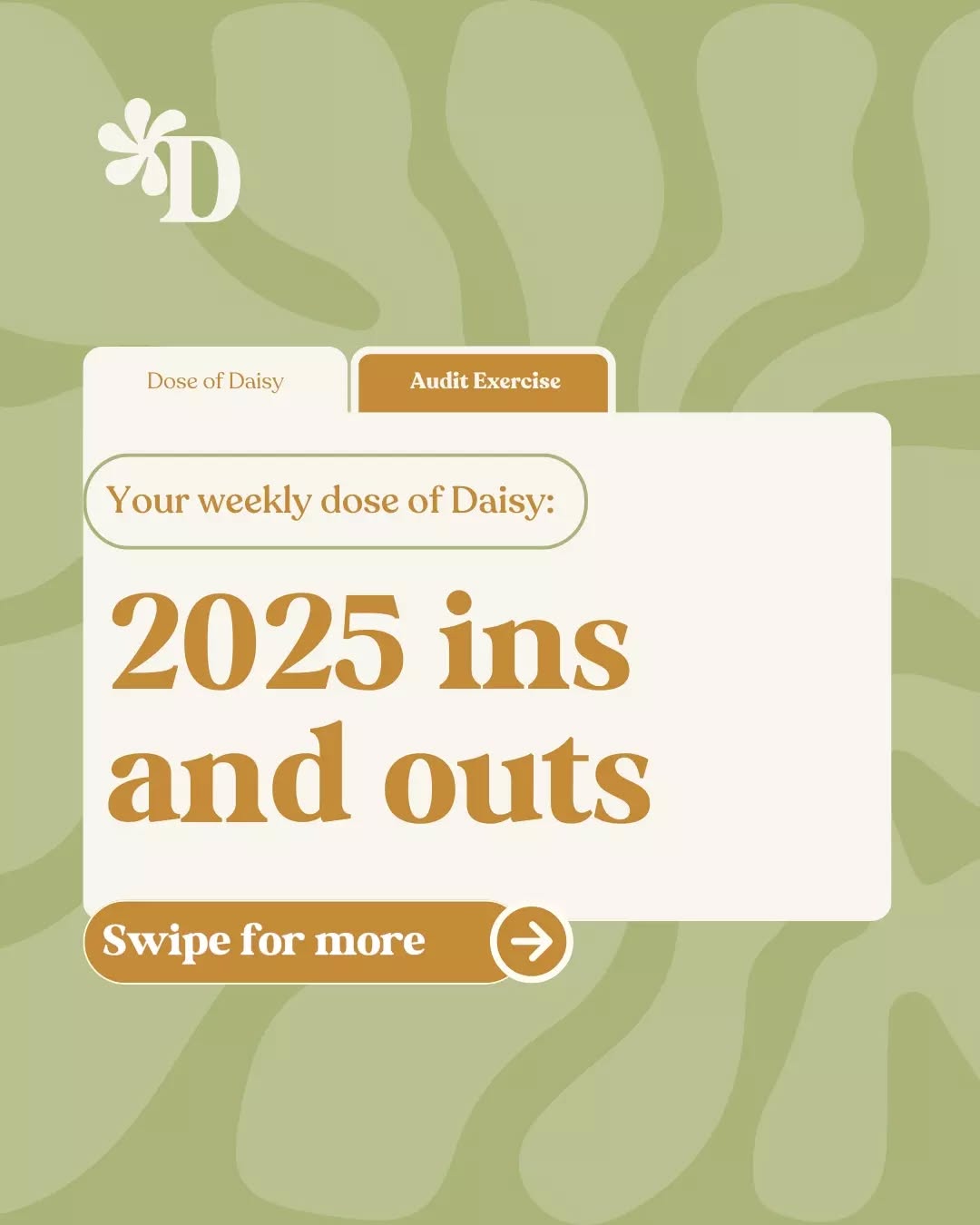 Your weekly Dose of Daisy is here and we’re kicking off the year with a little self-audit. ✨
🌼
As we prepare to step into 2026, it’s time to reflect on what we’re leaving behind and what we’re intentionally inviting in. The habits, mindsets, and moments that help us grow and the ones we’re finally ready to outgrow.
🌼
Here’s my take on the 2025 Ins and Outs — and a reminder that growth doesn’t have to be loud to be meaningful.
🌼
Swipe through, take what resonates, and share what’s in or out for you this year. 💛
#PocketfulOfDaisy #IntentionalLiving #JoyfulLiving #StorytellingWithHeart #MindfulMoments #NewYearReflection #2026Intentions