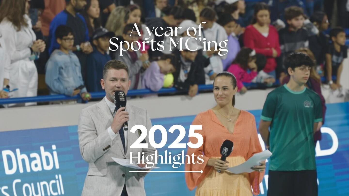 Almost done in the world of MC’ing for 2025 & what an incredible year of work it has been.
From match days at Newcastle United to tennis, golf, squash and evenings with… it’s been a very fulfilling year hosting some of the world’s biggest sports events in front of brilliant fans.
A big thank you to all those who have entrusted me to deliver their events. It’s been an honour to work with you & do my little bit to make each event a success.
Merry Christmas to everyone & let’s go again in 2026.