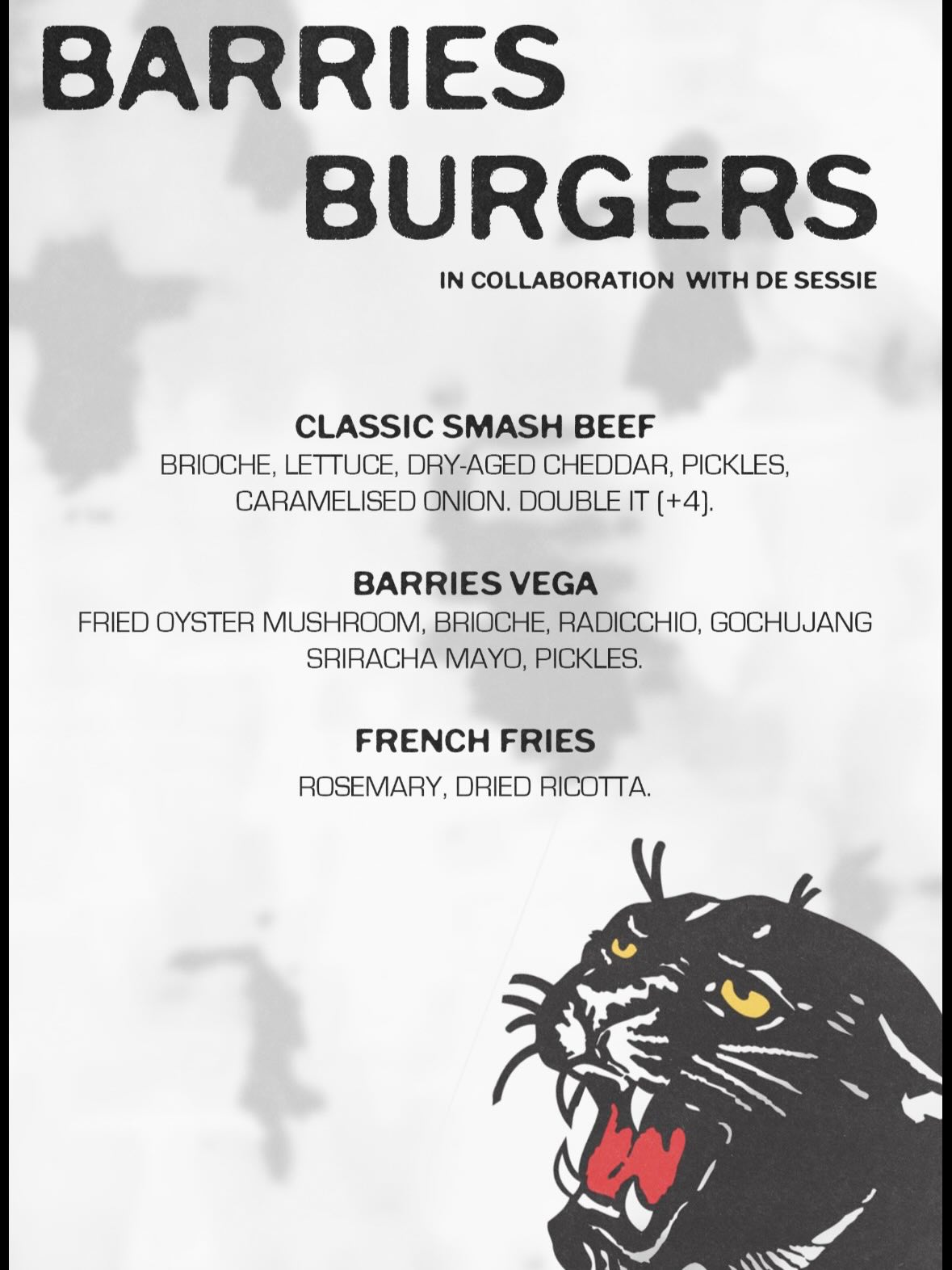 DEZE ZATERDAG (20 DEC) HAAGS HOOG
DE SESSIE X BARRIES BURGERS
LINK IN BIO