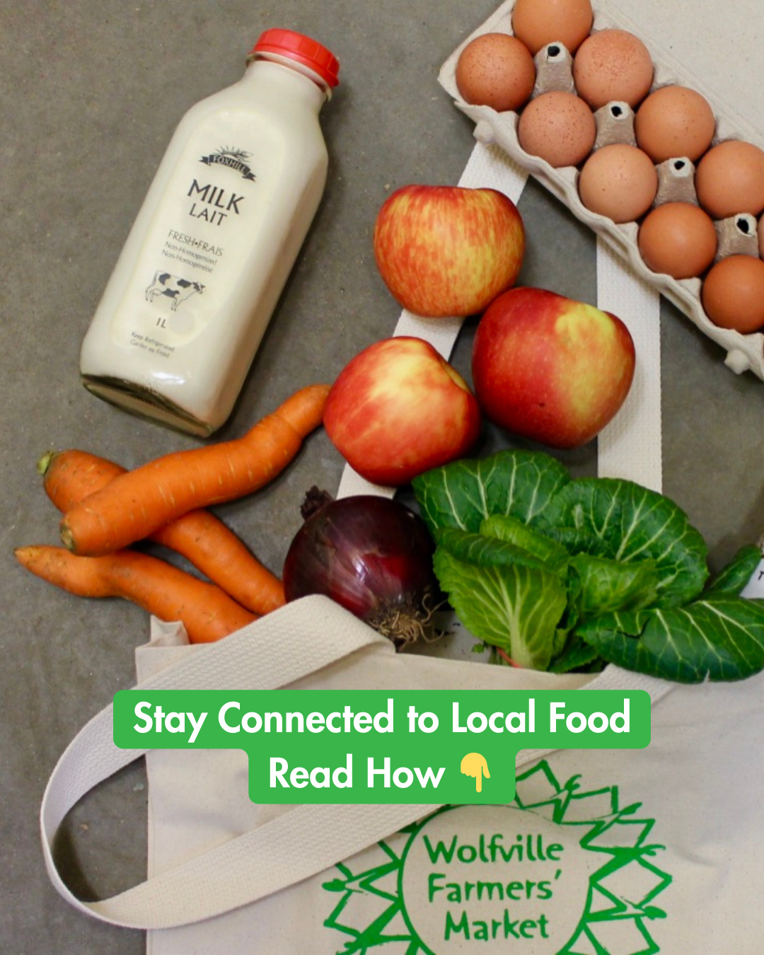 Weâre taking a little holiday pause, but weâd still love to stay in touch.â
â
WFM2Go is more than a weekly shop. Itâs a community of farmers, makers, and local food champions working together to make local food more accessible to communities across the Annapolis Valley to HRM.â
â
Our newsletter is where we share:â
whatâs availableâ
new subscriptions & productsâ
tips for making the most of WFM2Goâ
â
If youâre curious about eating local year-round, this is a great place to start.â
â
Sign up for the WFM2Go newsletter using the link in our bio.â
â